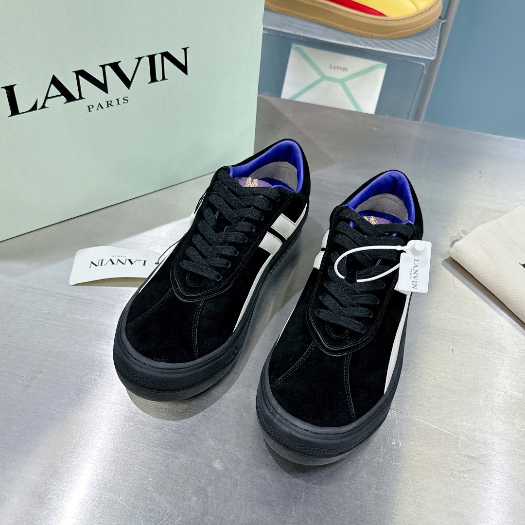 Lanvin x Future Cash Suede Sneakers - DopestKickz