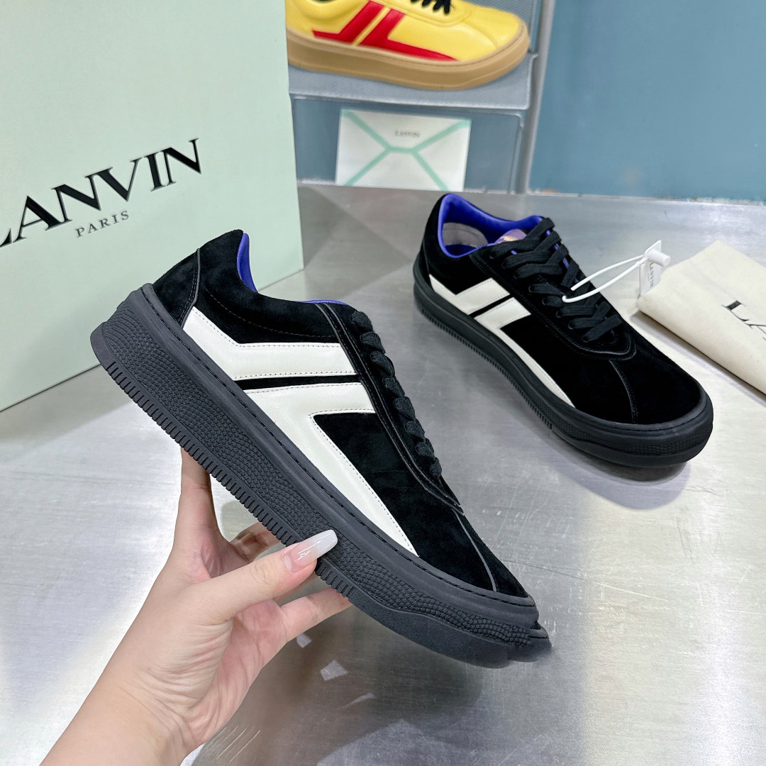 Lanvin x Future Cash Suede Sneakers - DopestKickz