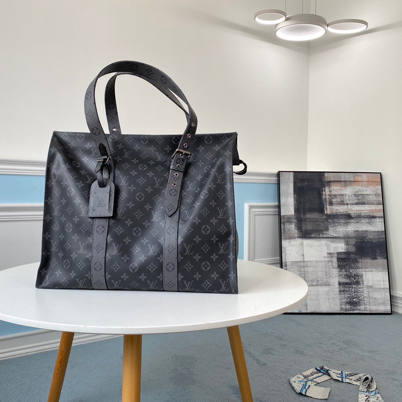 Louis Vuitton 2020 Monogram Eclipse Reverse New Cabas Zippe GM  M45379 - DopestKickz