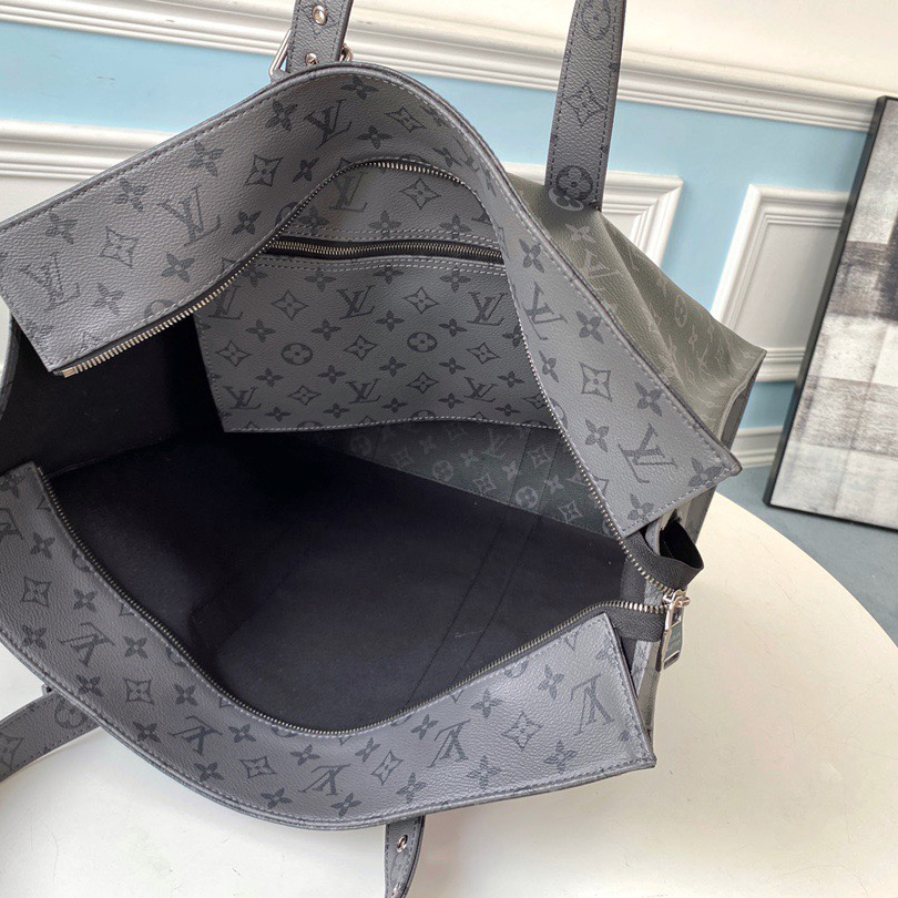 Louis Vuitton 2020 Monogram Eclipse Reverse New Cabas Zippe GM  M45379 - DopestKickz