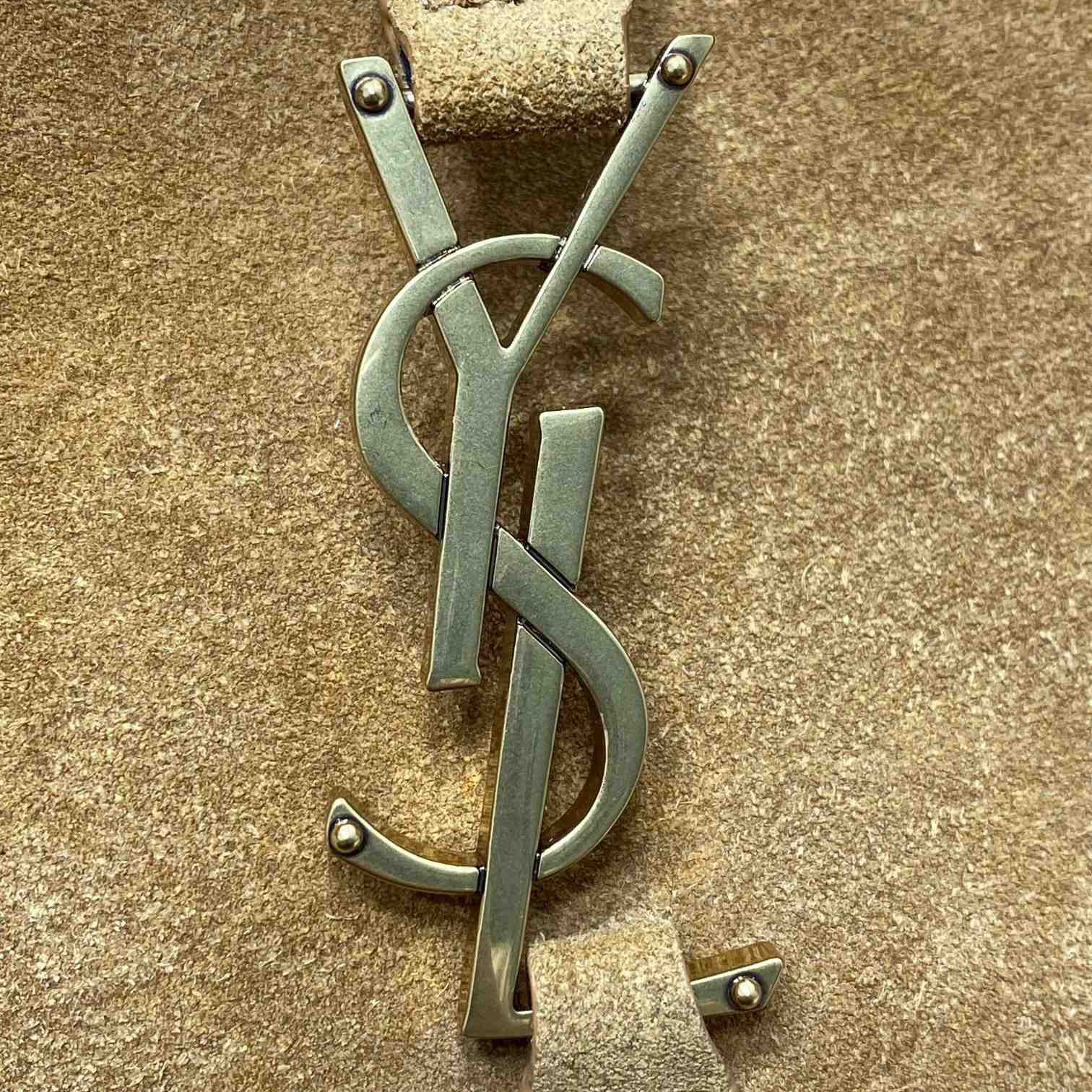 Saint Laurent LE 5 À 7 Supple Large In Suede - DopestKickz