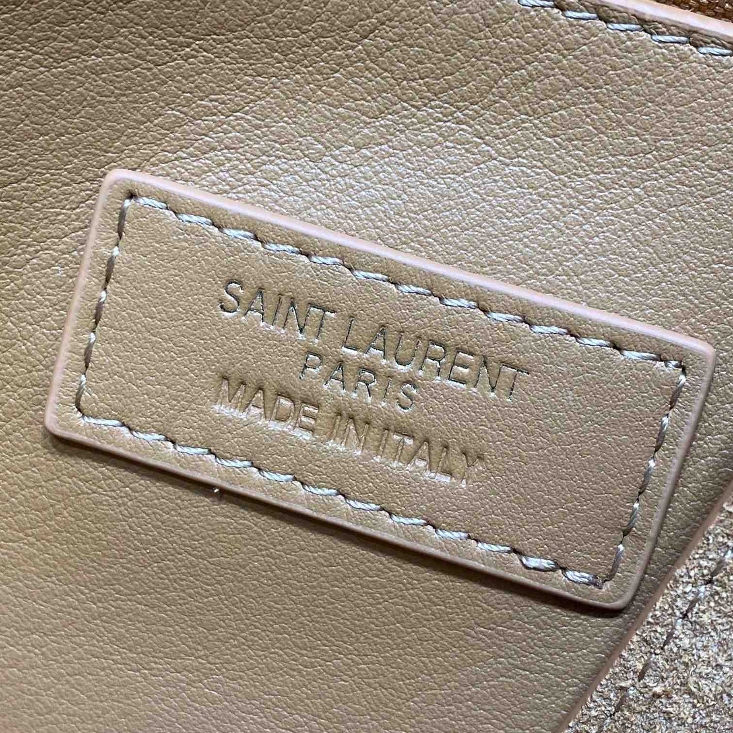 Saint Laurent LE 5 À 7 Supple Large In Suede - DopestKickz