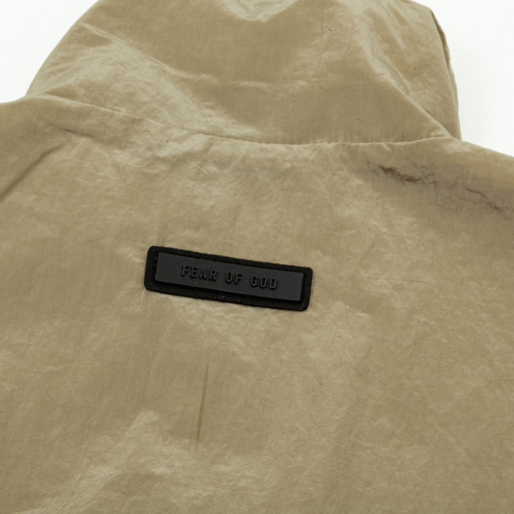 Fear of God Essentials Crinkle Nylon Half Zip Short-Sleeve Shirt - DopestKickz