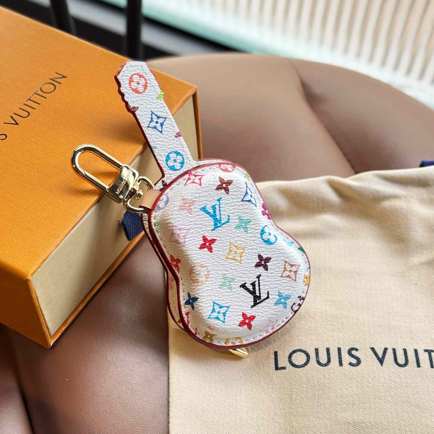 Louis Vuitton Guitar Pouch Bag Charm   M02032 - DopestKickz