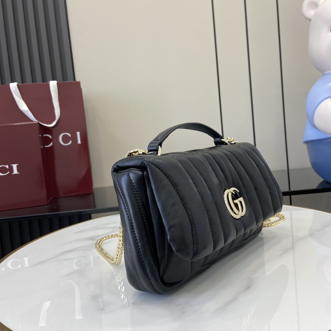 Gucci GG Milano Small Top Handle Bag - DopestKickz