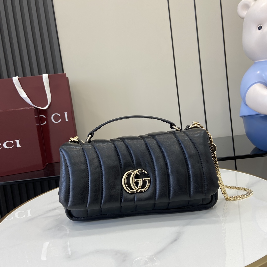 Gucci GG Milano Small Top Handle Bag - DopestKickz
