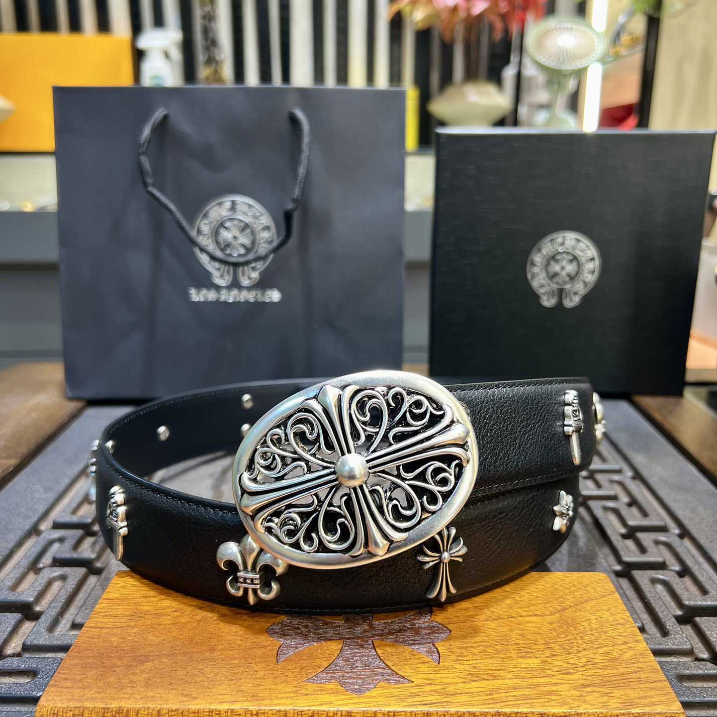 Chrome Hearts Vintage Belt  38mm - DopestKickz