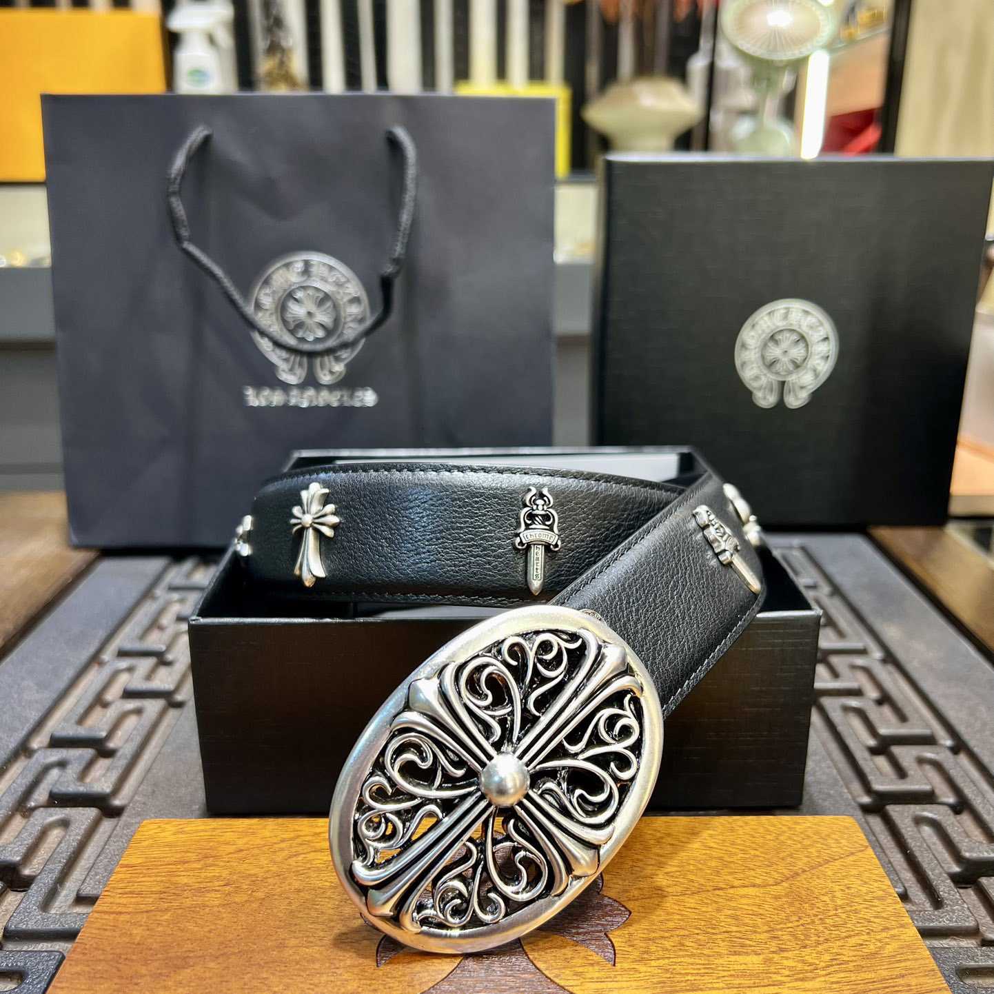 Chrome Hearts Vintage Belt  38mm - DopestKickz