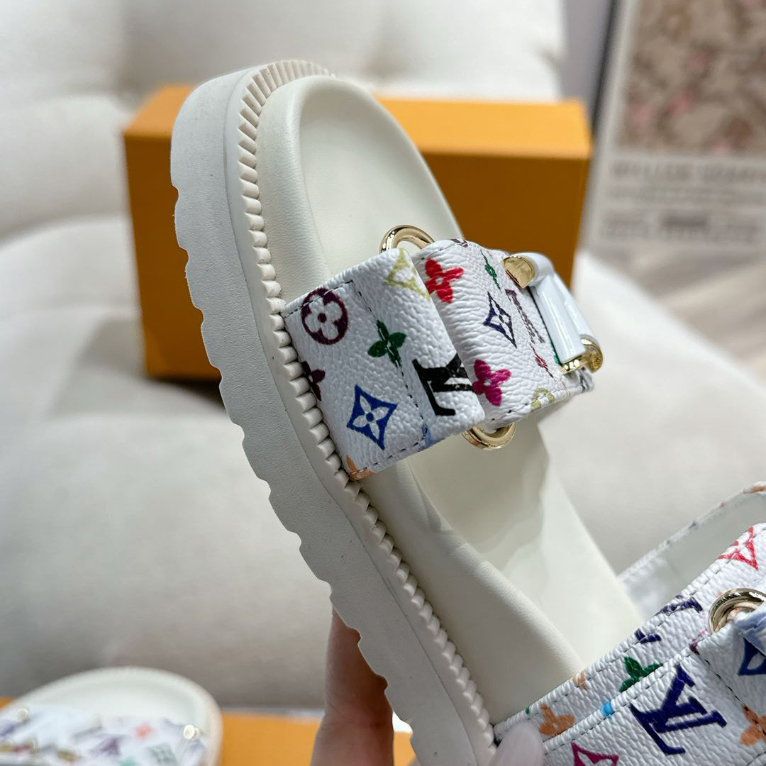 Louis Vuitton LV x TM LV Sunset Flat Comfort Sandal   1AGXEX - DopestKickz