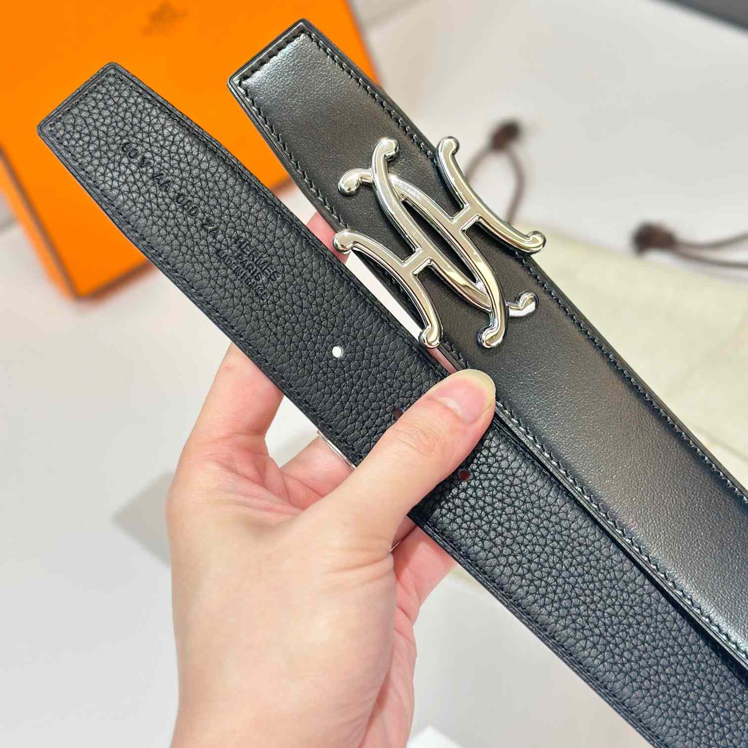 Hermes Neo Lift Belt Buckle & Reversible Leather Strap 38 mm - DopestKickz