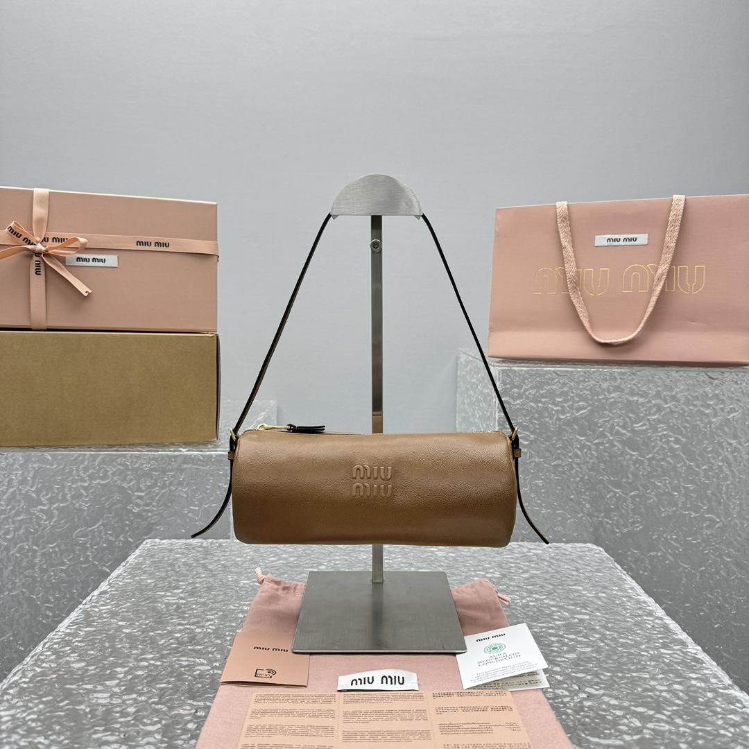 Miu Miu Nappa Leather Pouch - DopestKickz