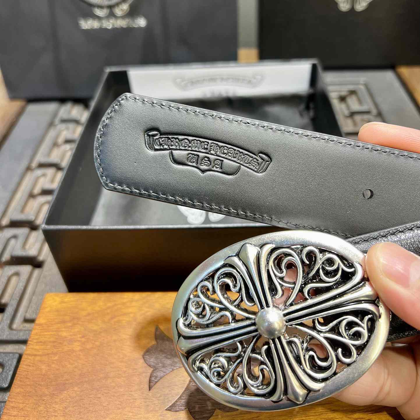 Chrome Hearts Vintage Belt  38mm - DopestKickz