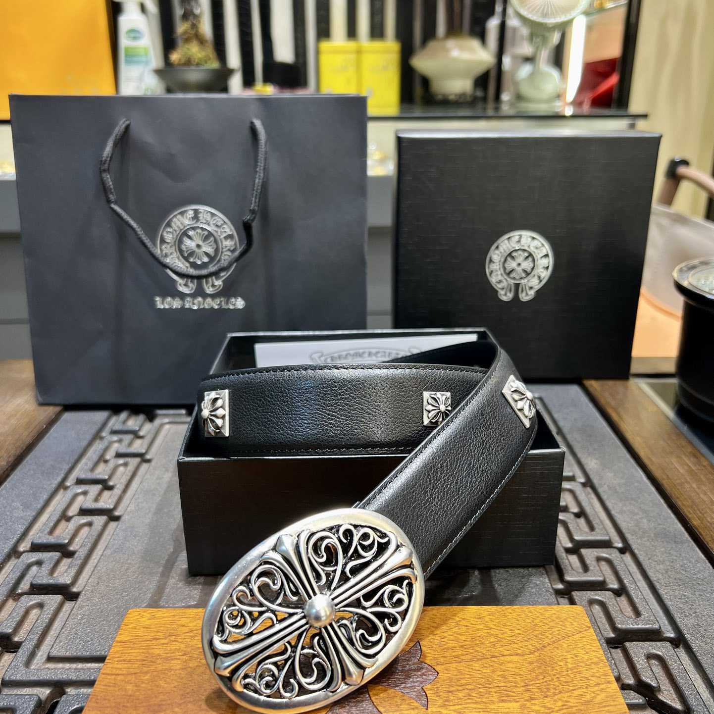 Chrome Hearts Vintage Belt  38mm - DopestKickz