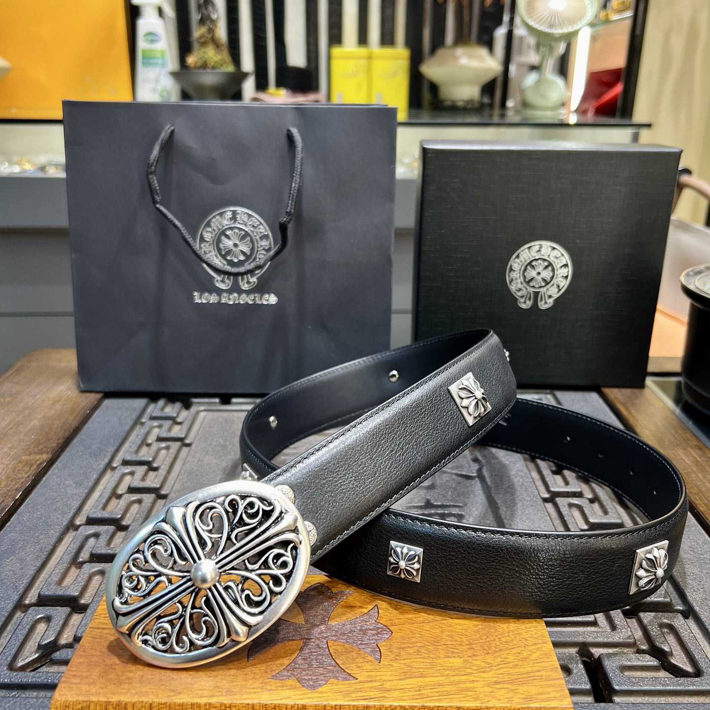 Chrome Hearts Vintage Belt  38mm - DopestKickz