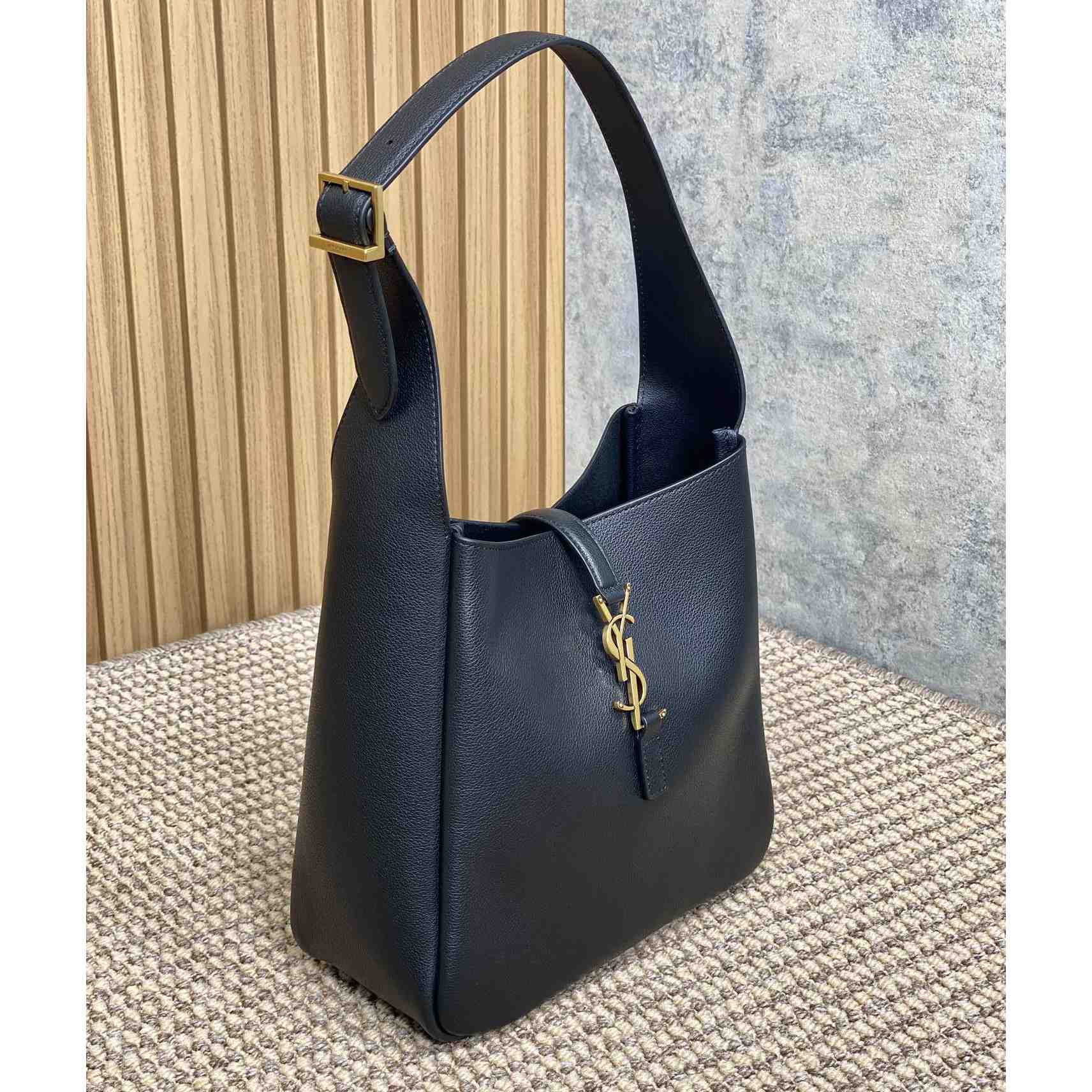 Saint Laurent LE 5 À 7 Supple Small In Grained Leather - DopestKickz