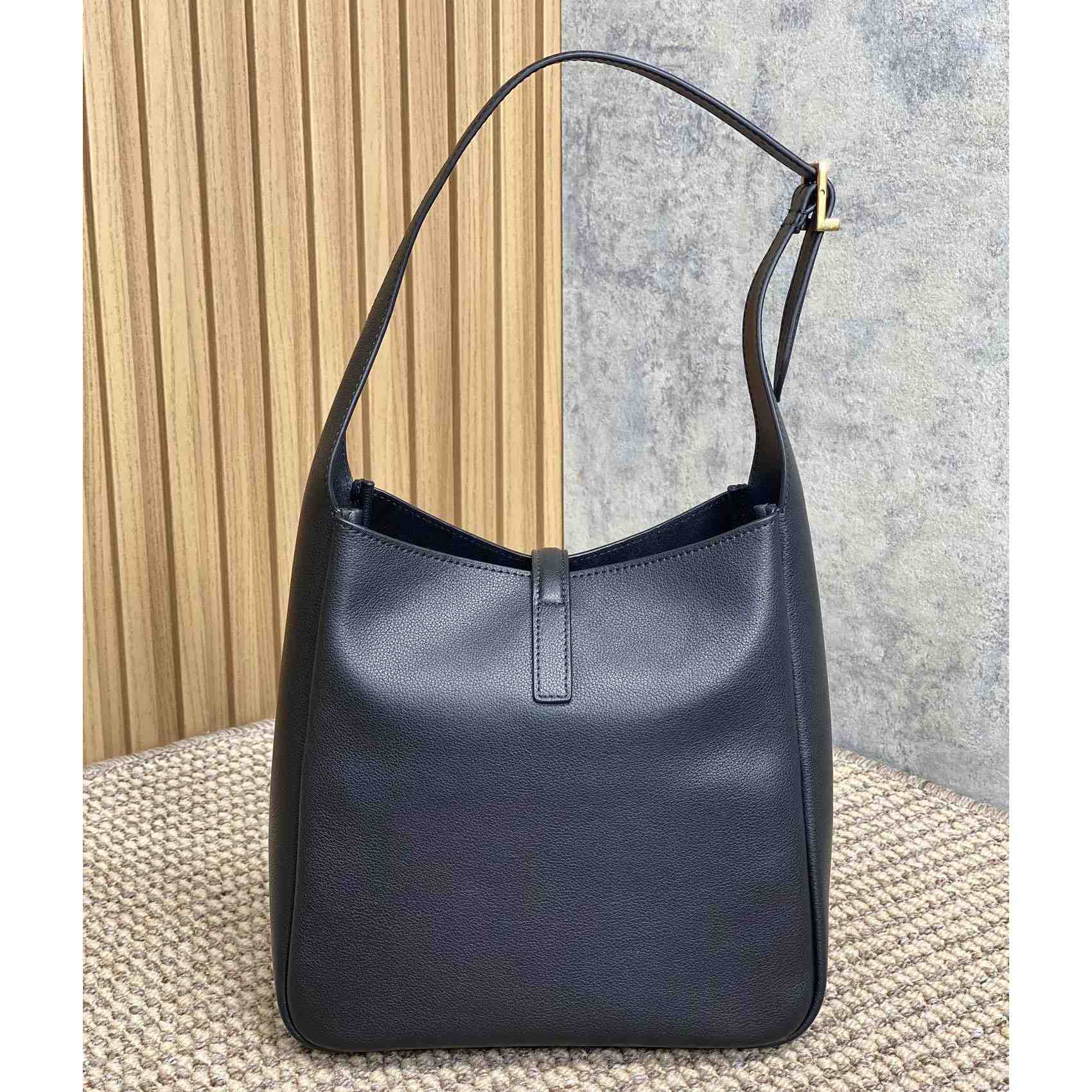 Saint Laurent LE 5 À 7 Supple Small In Grained Leather - DopestKickz