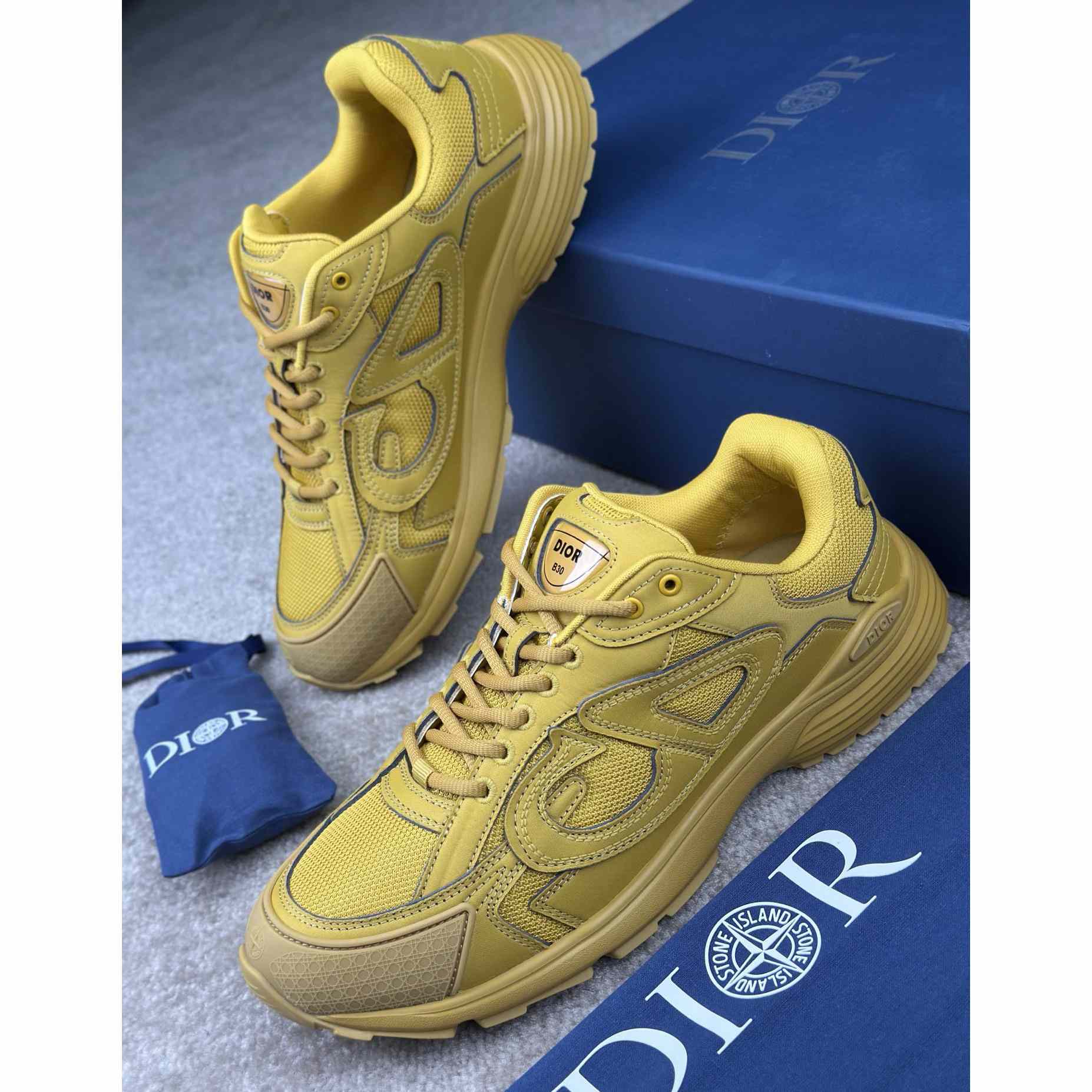 Stone Island x Dior B30 Sneaker  - DopestKickz