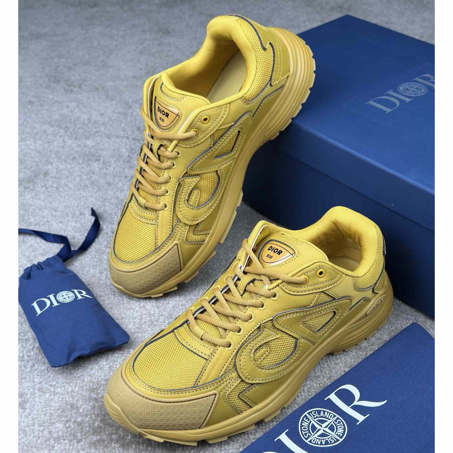 Stone Island x Dior B30 Sneaker  - DopestKickz