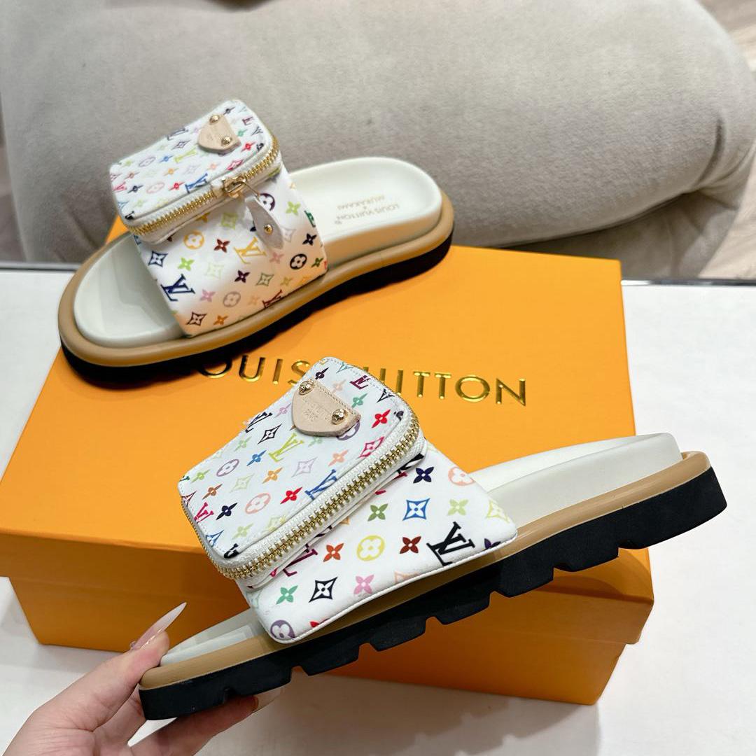 Louis Vuitton LV x TM Pool Pillow Flat Comfort Mule   1AGVQY - DopestKickz