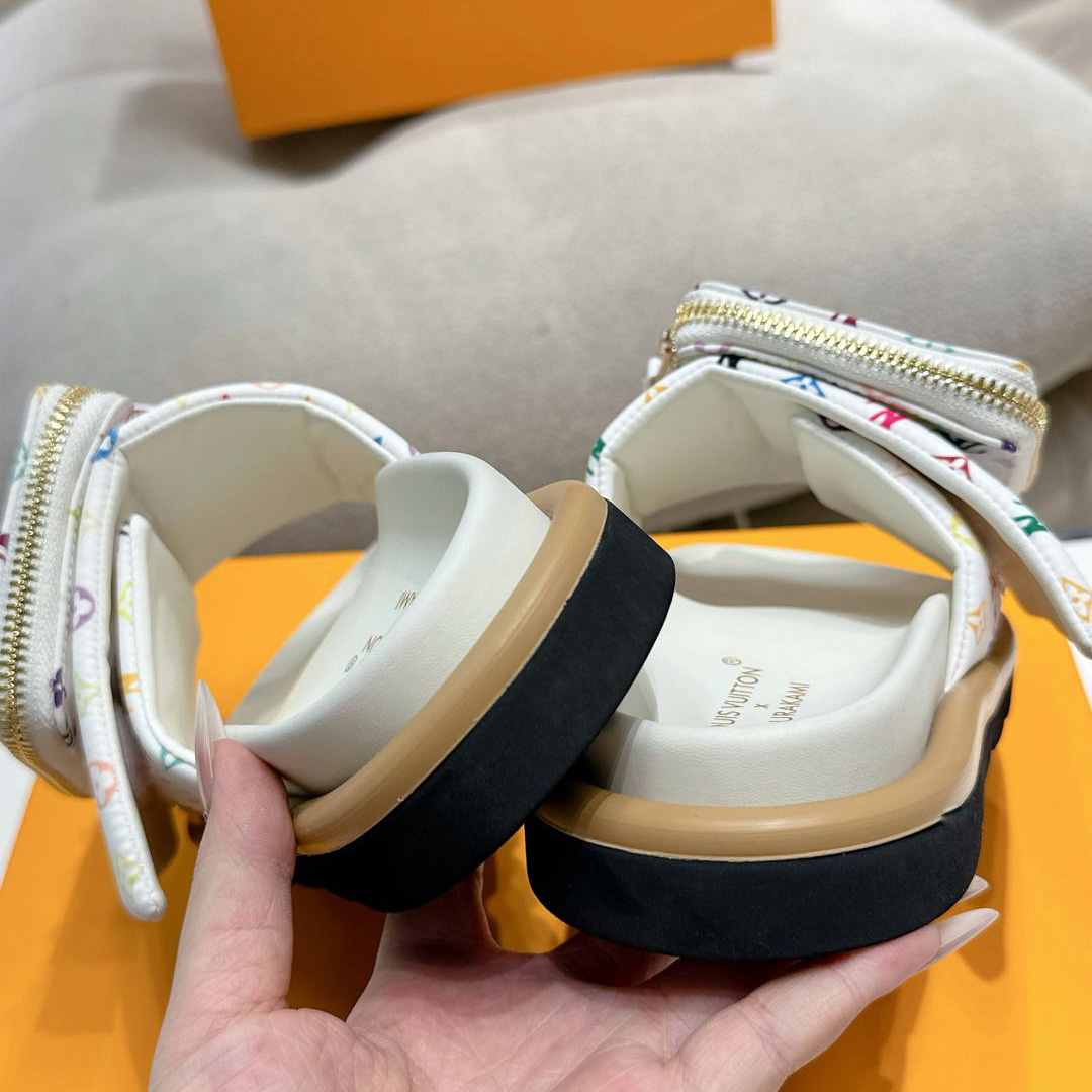 Louis Vuitton LV x TM Pool Pillow Flat Comfort Mule   1AGVQY - DopestKickz