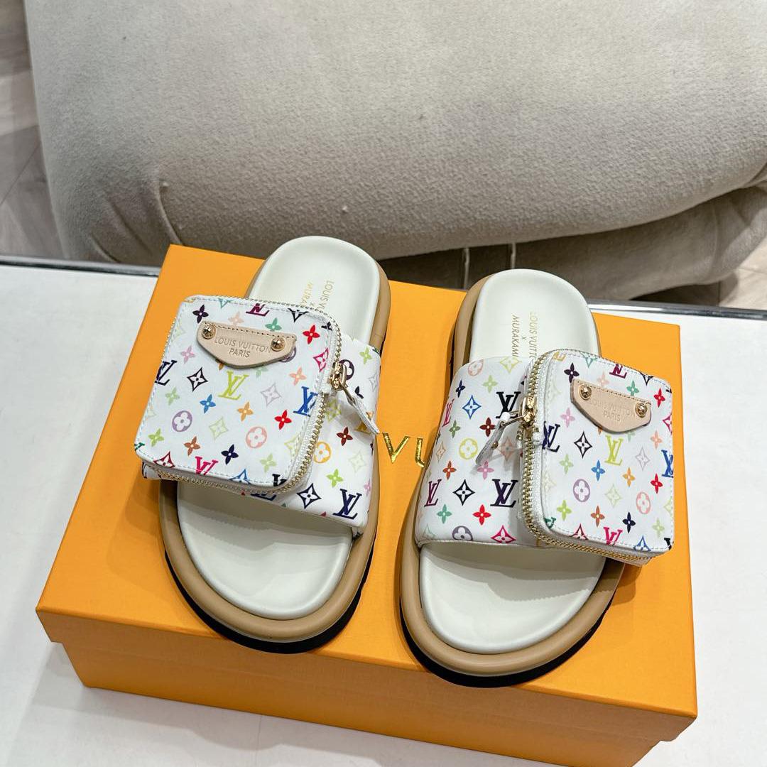 Louis Vuitton LV x TM Pool Pillow Flat Comfort Mule   1AGVQY - DopestKickz