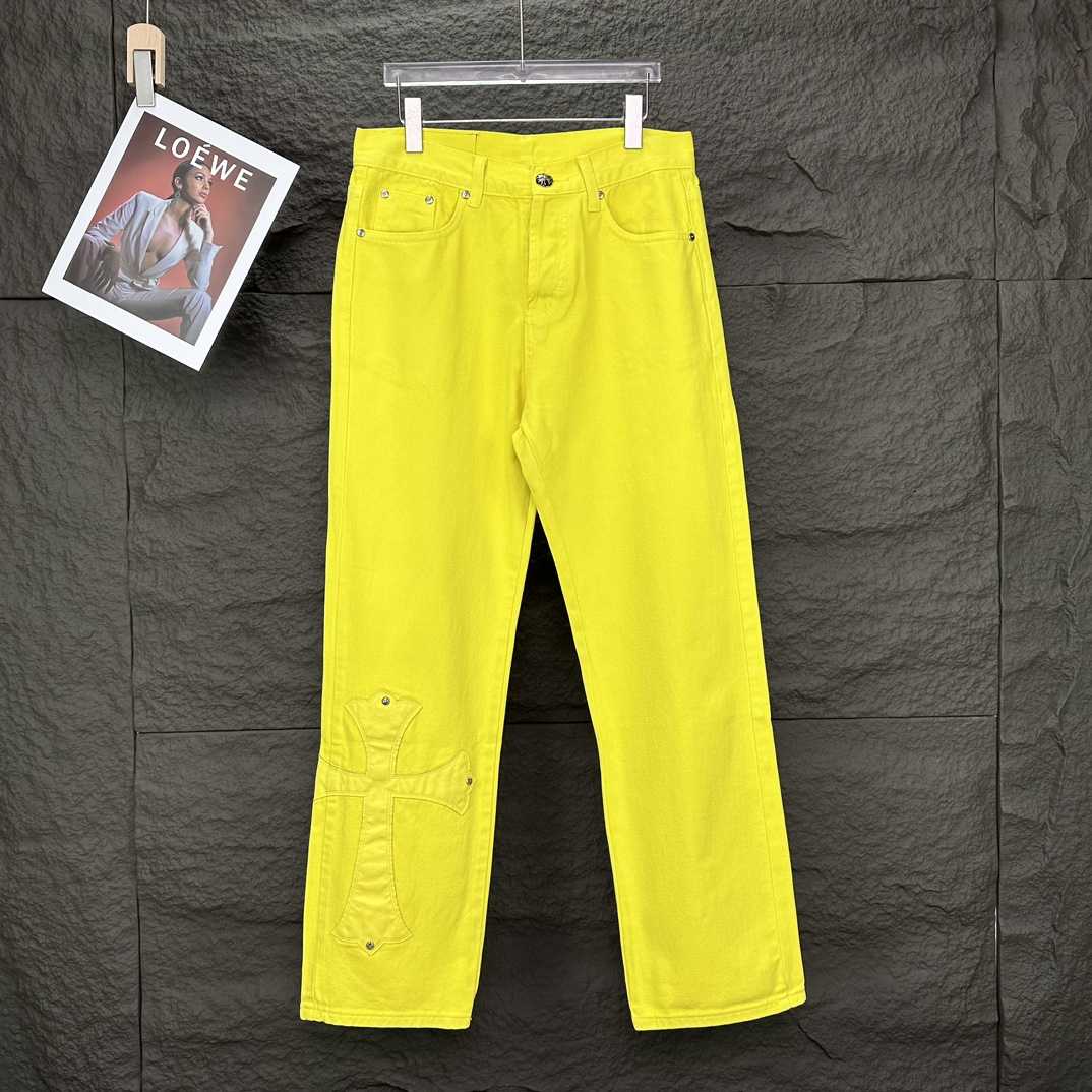 Chrome Hearts Straight Leg Jeans - DopestKickz