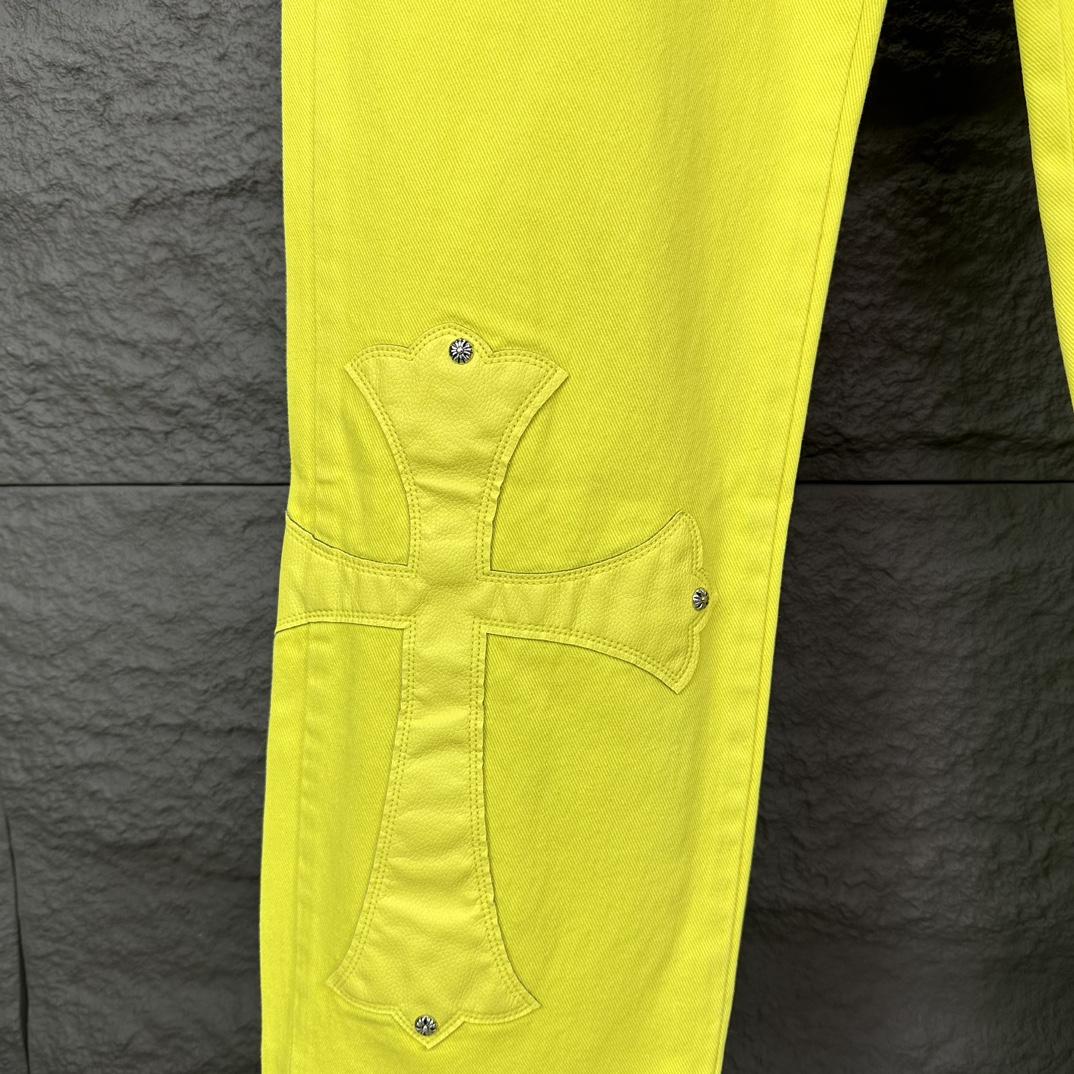 Chrome Hearts Straight Leg Jeans - DopestKickz