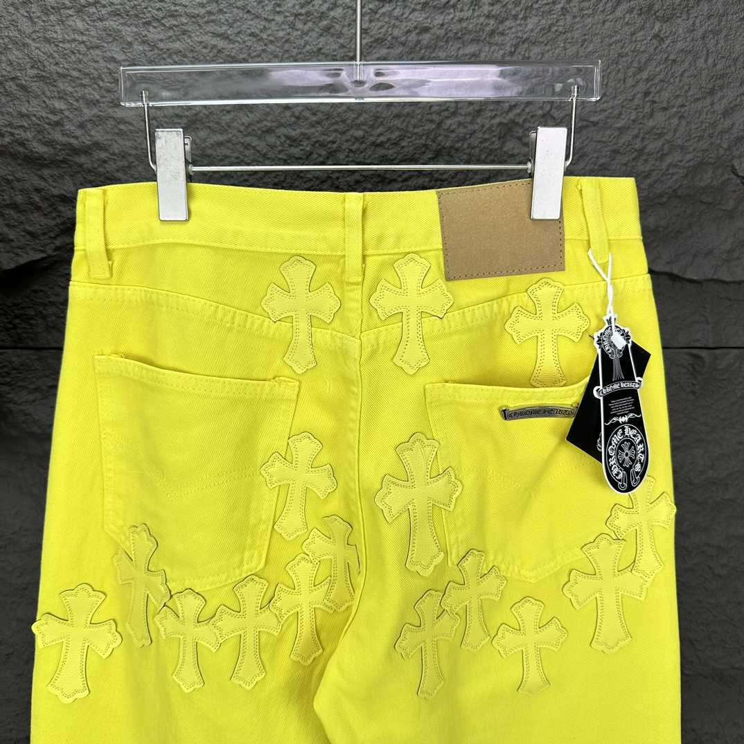 Chrome Hearts Straight Leg Jeans - DopestKickz