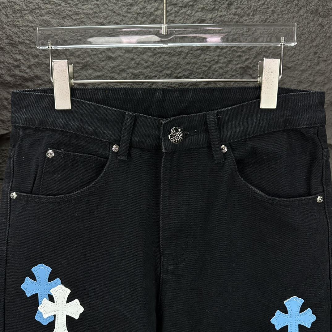 Chrome Hearts Straight Leg Jeans - DopestKickz