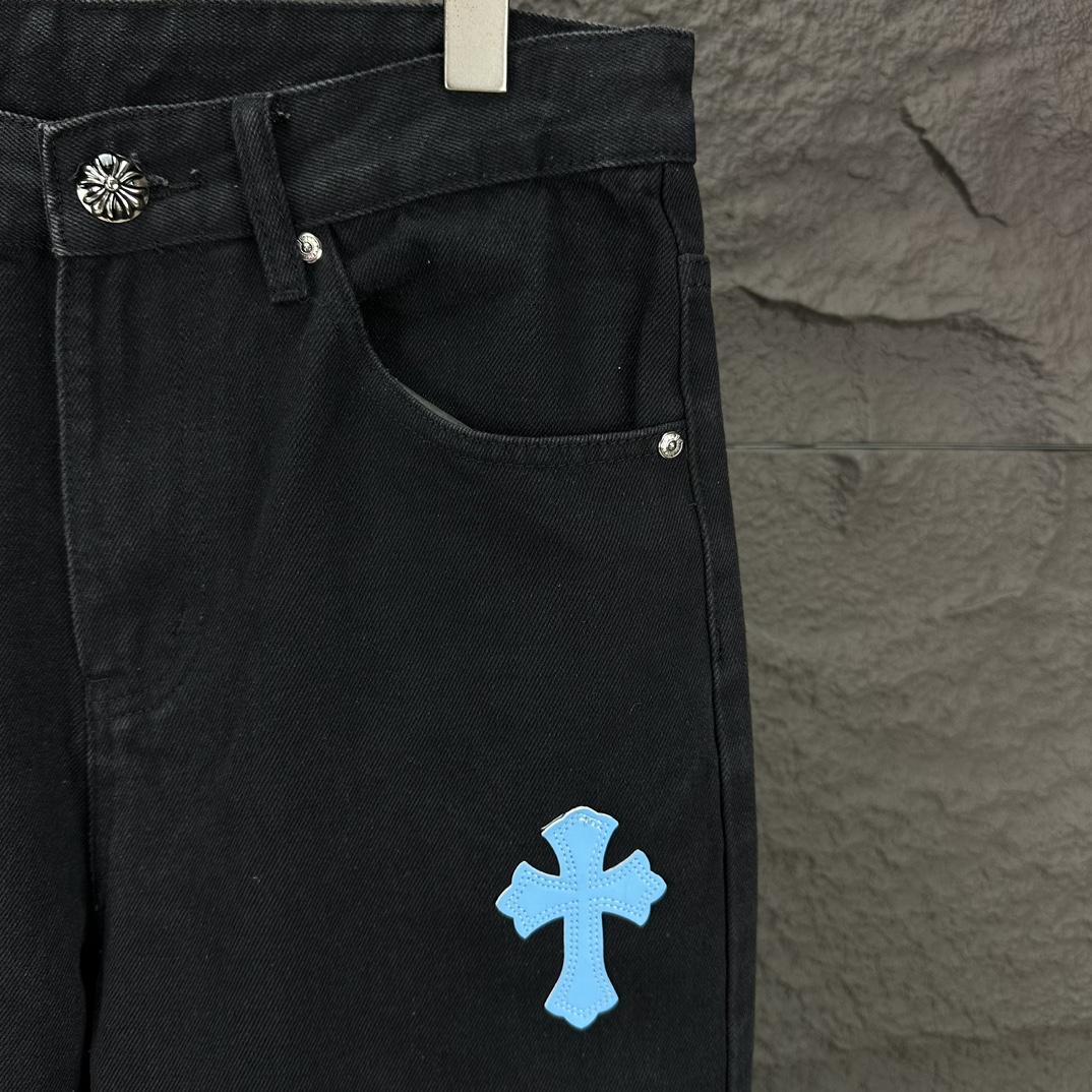 Chrome Hearts Straight Leg Jeans - DopestKickz