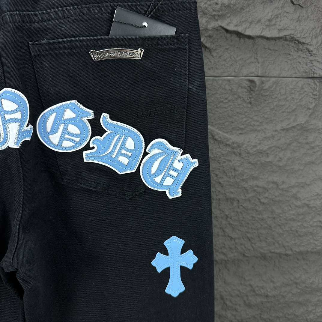 Chrome Hearts Straight Leg Jeans - DopestKickz