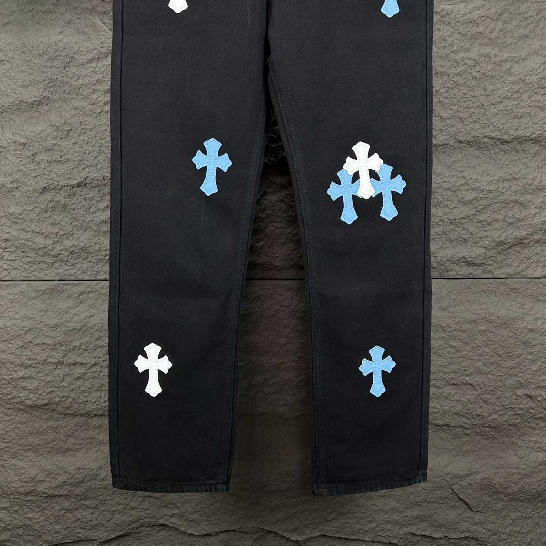 Chrome Hearts Straight Leg Jeans - DopestKickz