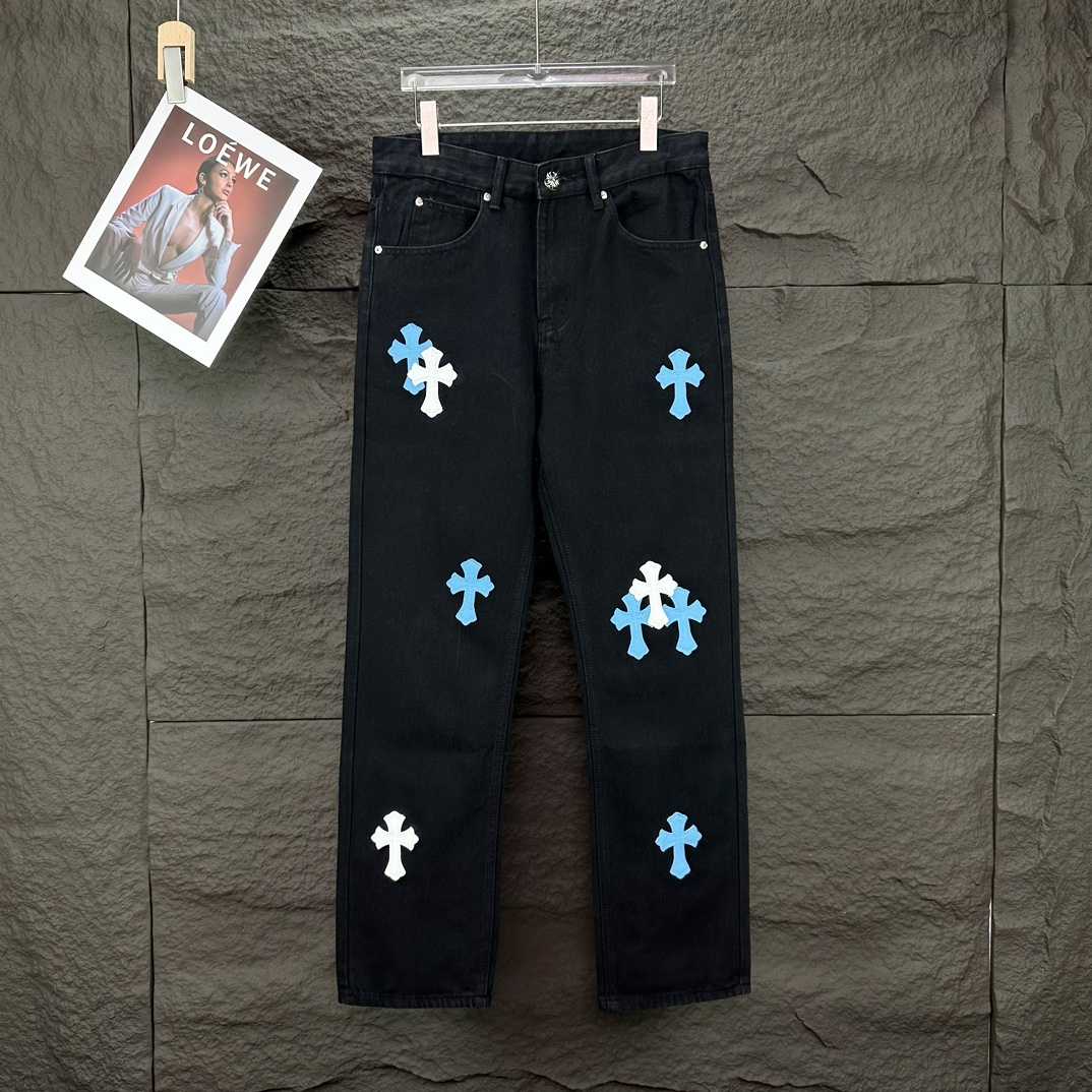 Chrome Hearts Straight Leg Jeans - DopestKickz