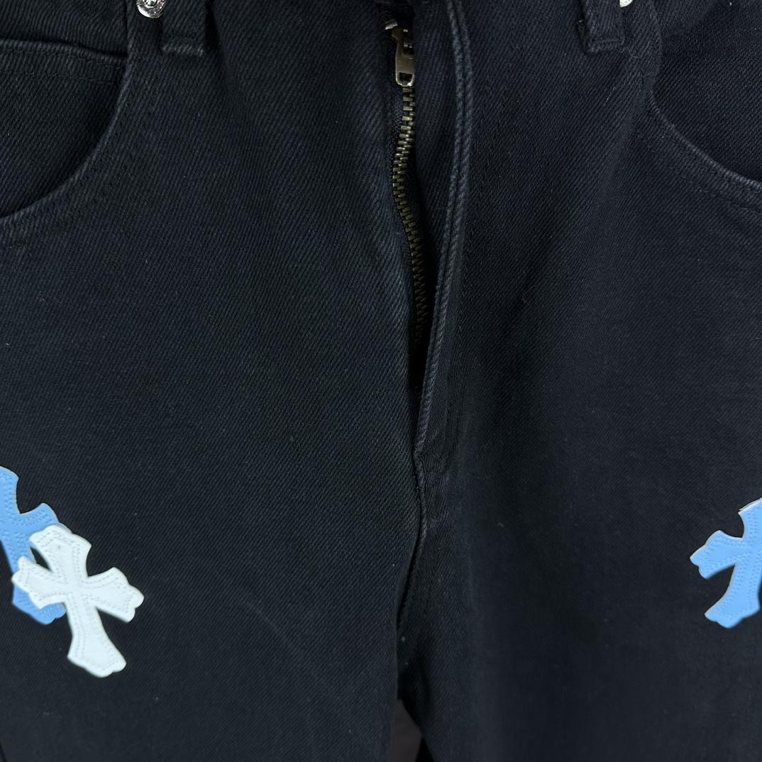 Chrome Hearts Straight Leg Jeans - DopestKickz