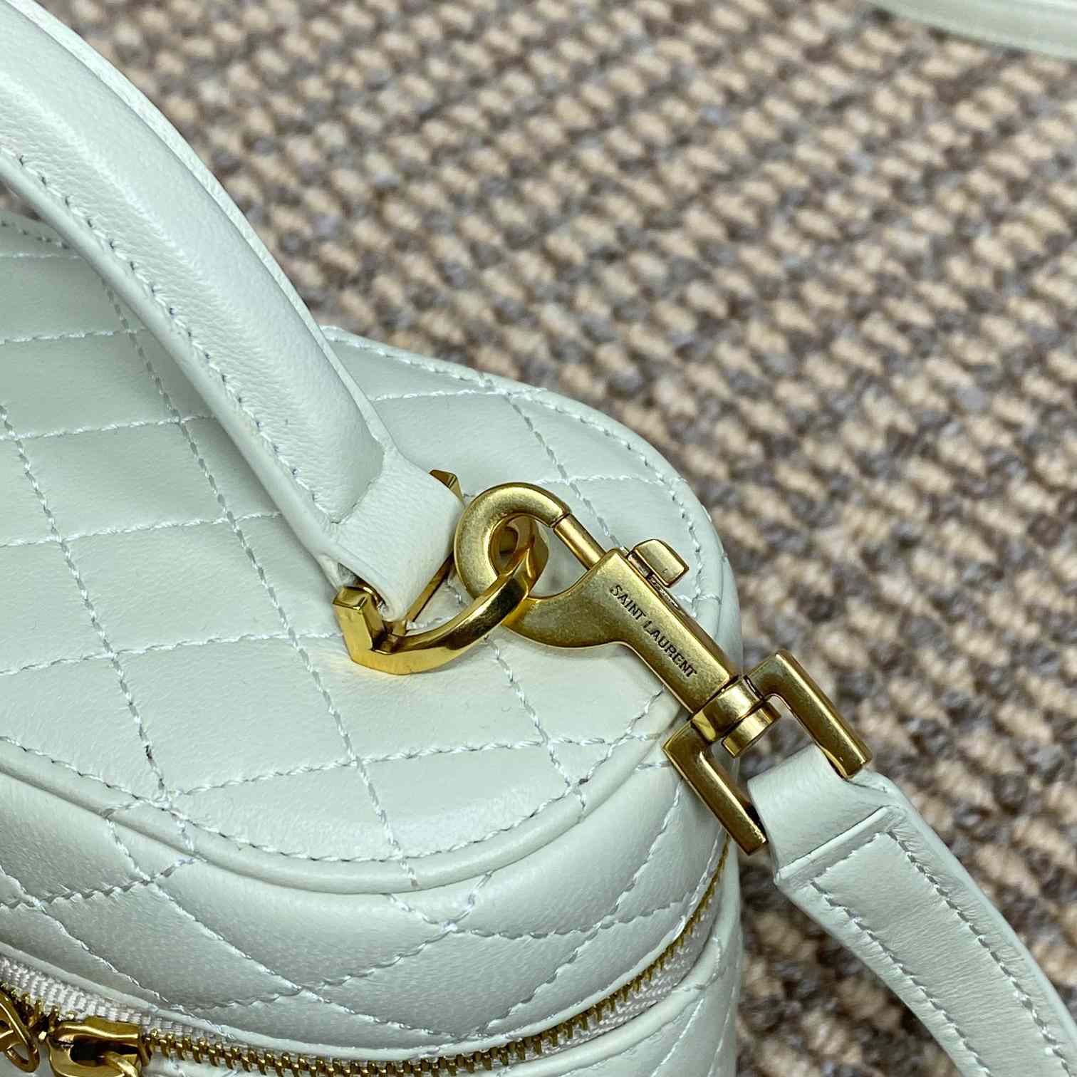 Saint Laurent Gaby Vanity Bag In Lambskin - DopestKickz