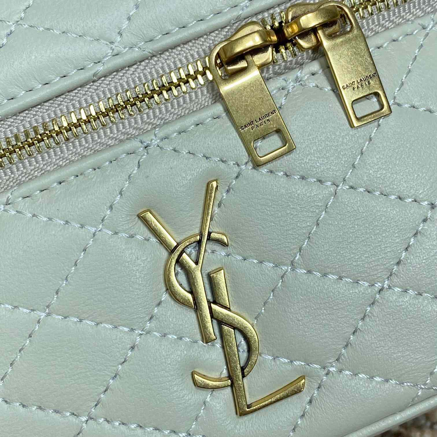 Saint Laurent Gaby Vanity Bag In Lambskin - DopestKickz