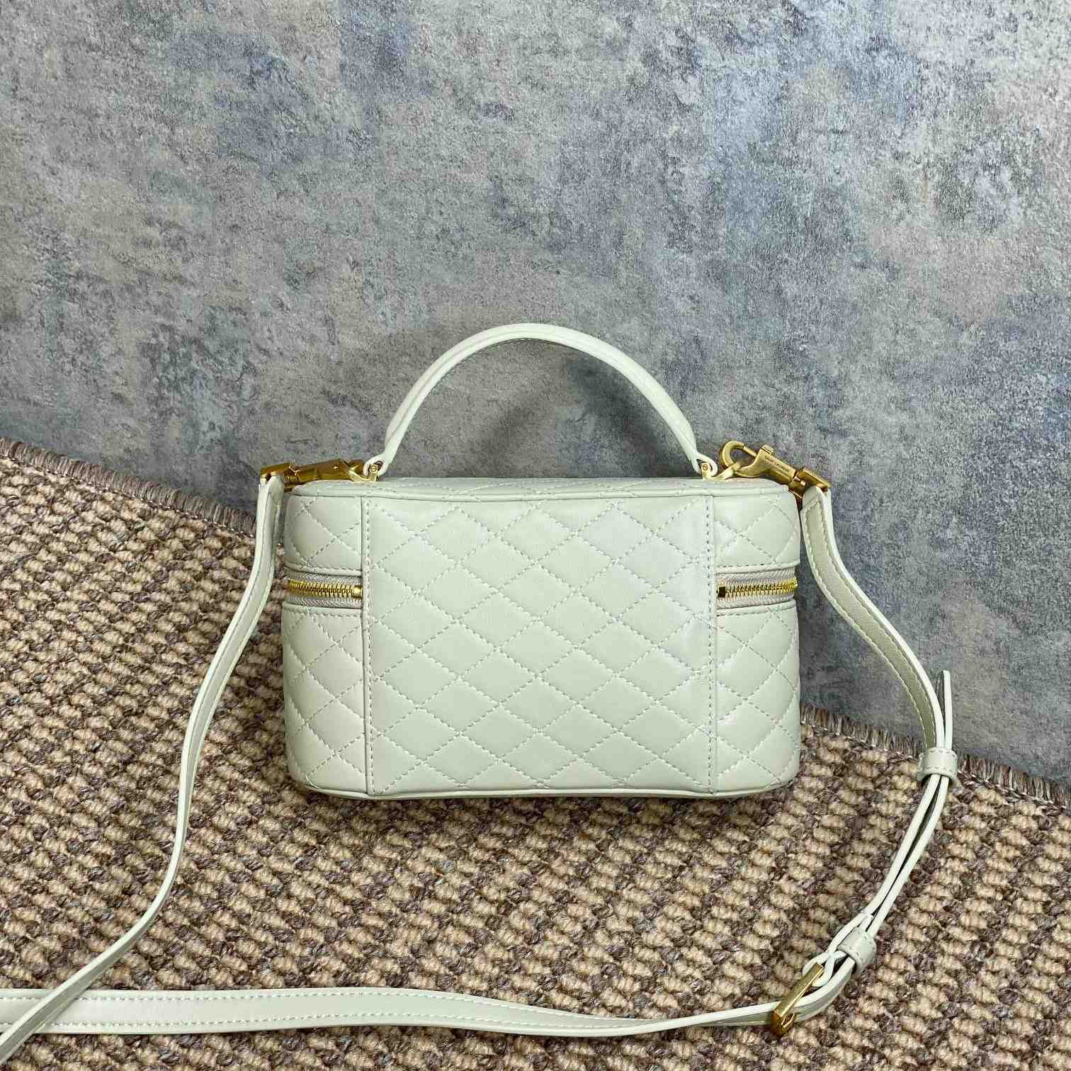 Saint Laurent Gaby Vanity Bag In Lambskin - DopestKickz