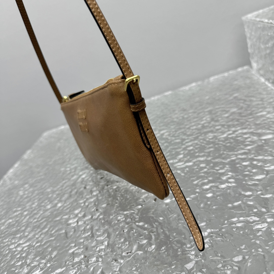 Miu Miu Nappa Leather Mini Pouch - DopestKickz