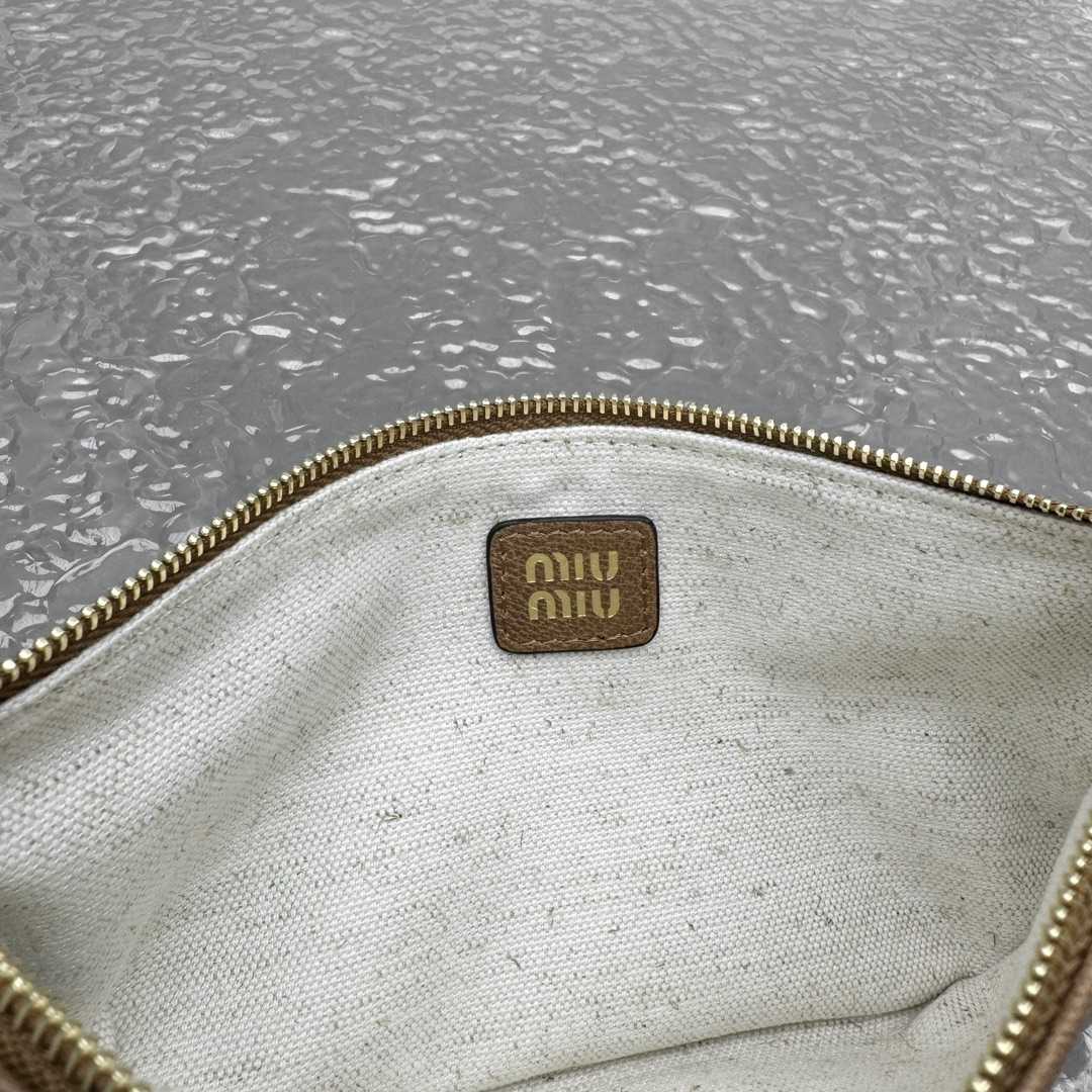 Miu Miu Nappa Leather Mini Pouch - DopestKickz