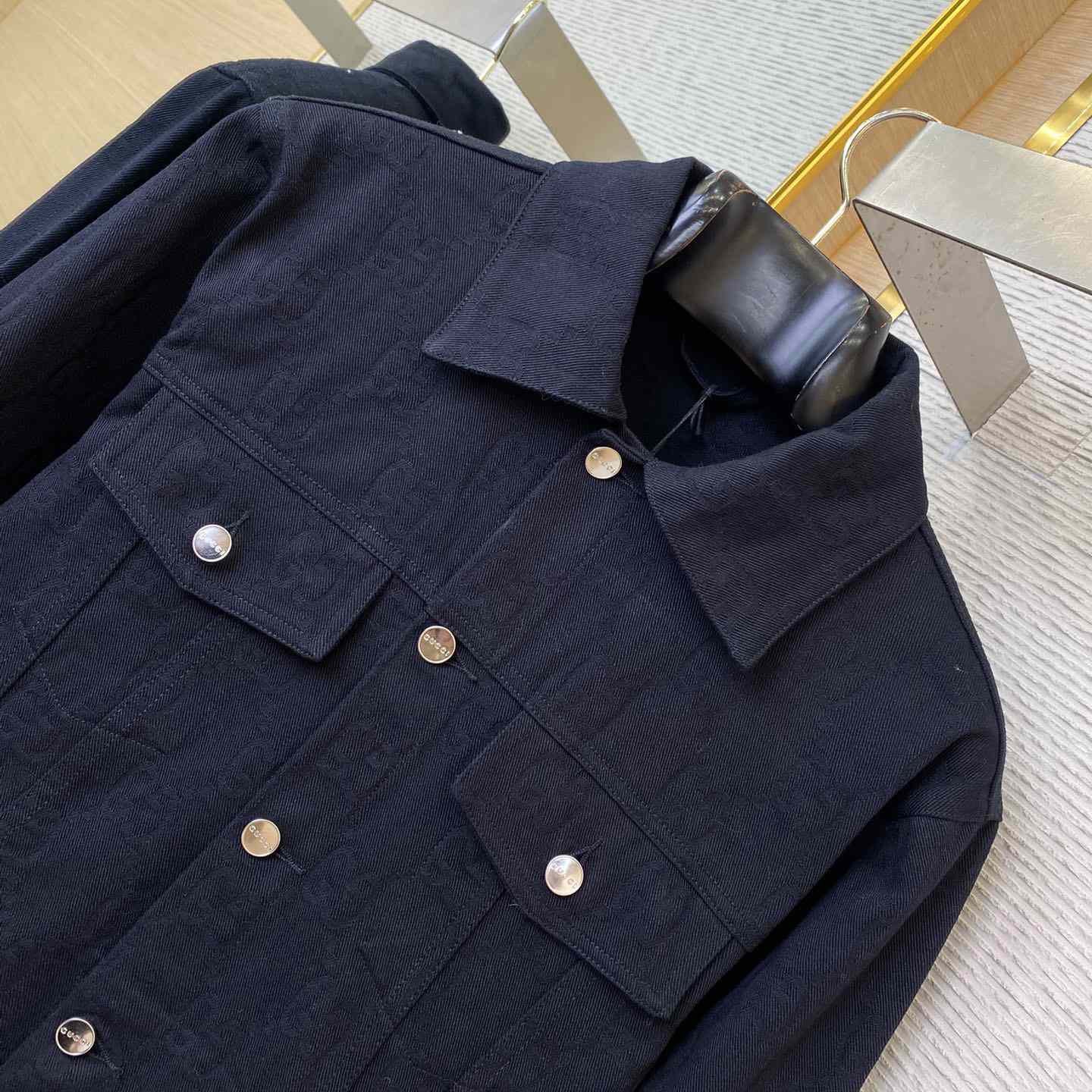 Gucci GG Denim Jacquard Jacket And Jeans - DopestKickz