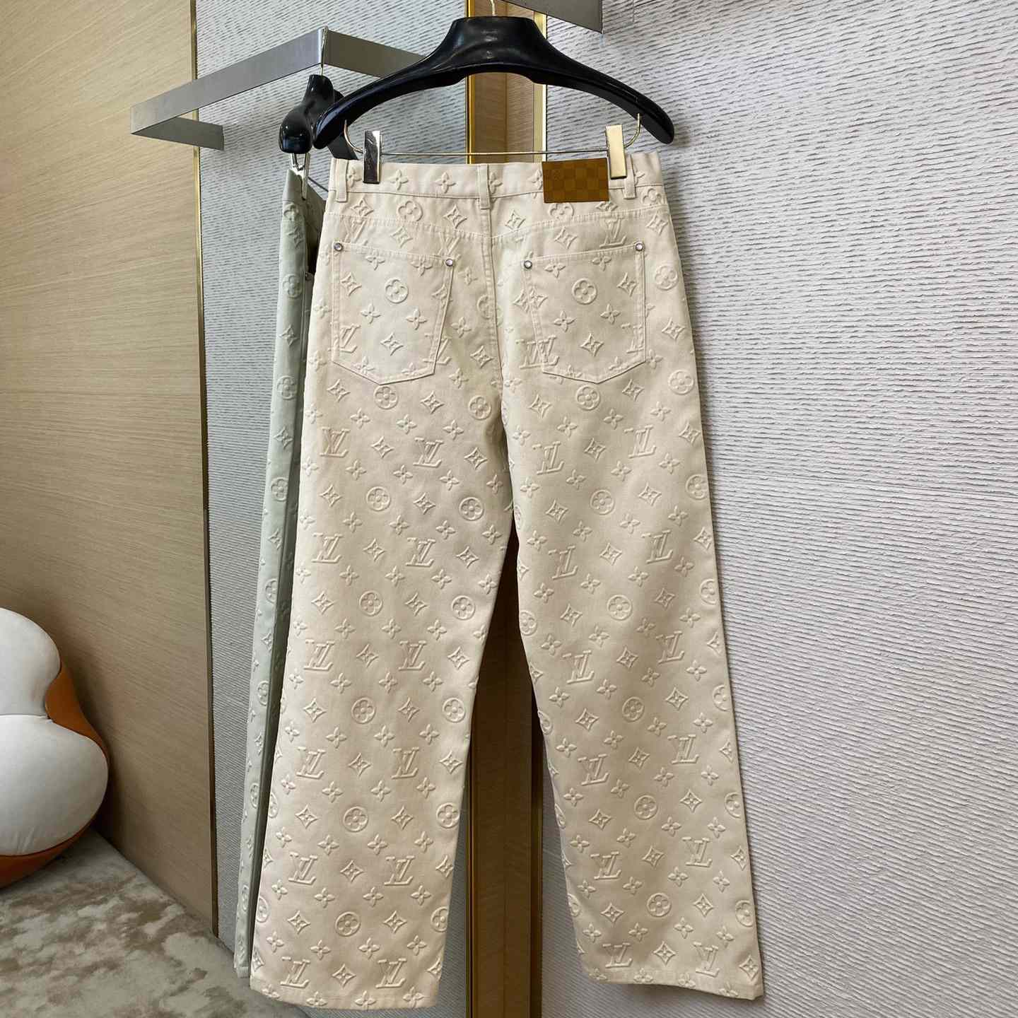 Louis Vuitton Damier Denim Pants - DopestKickz