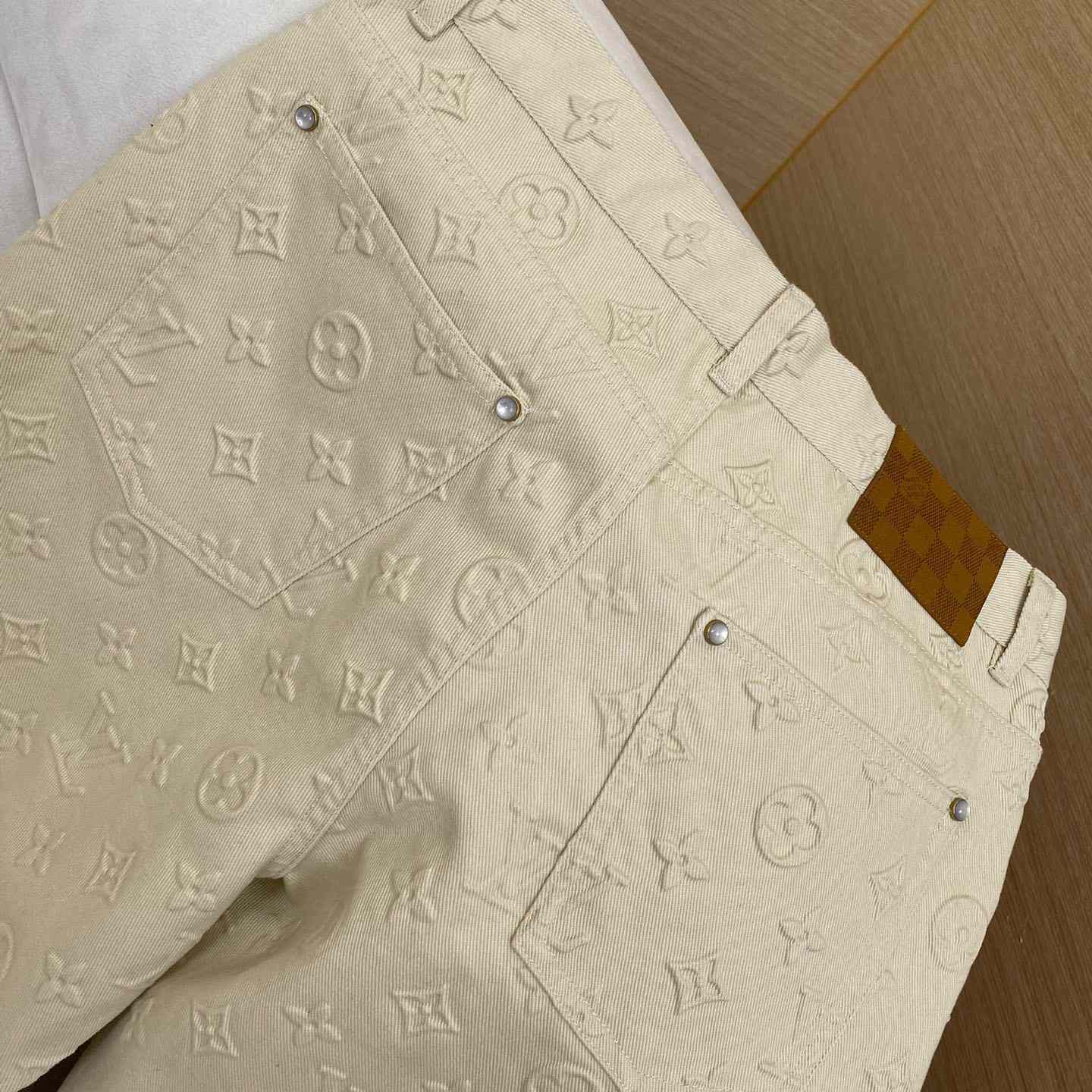 Louis Vuitton Damier Denim Pants - DopestKickz