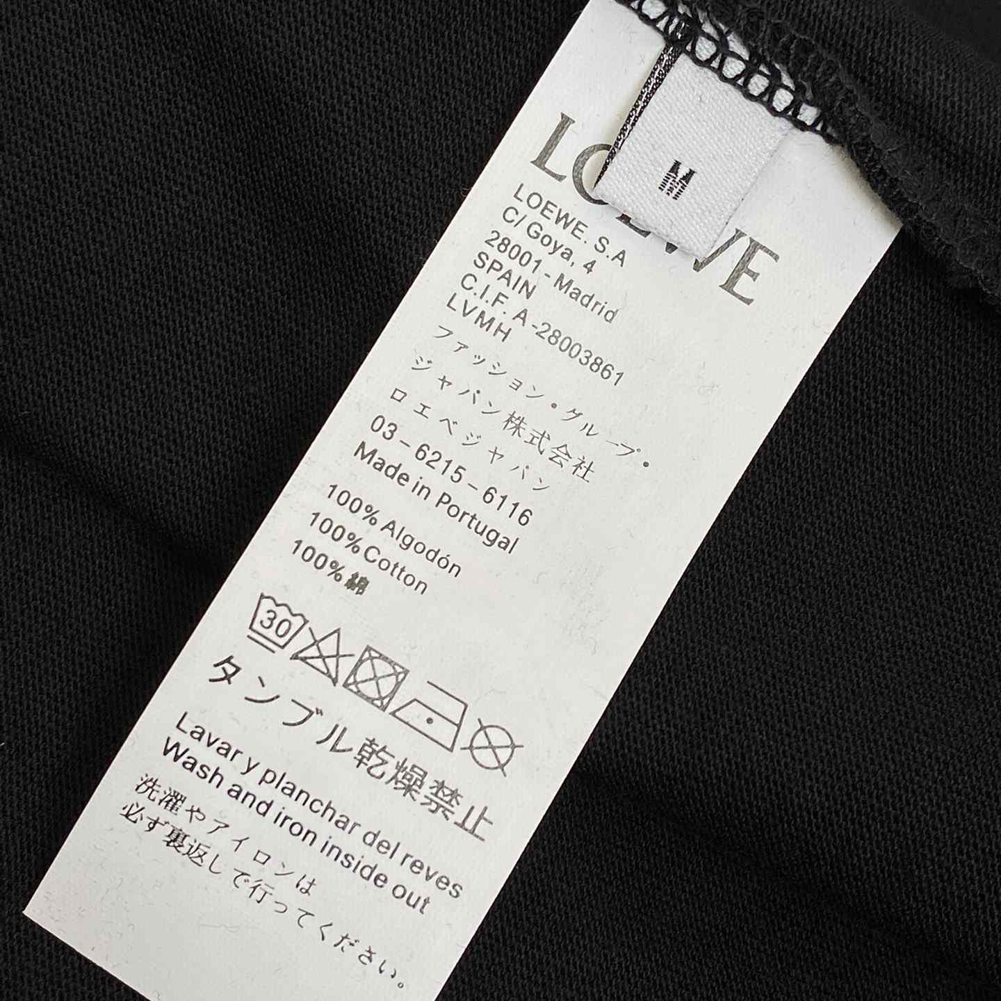 Loewe Regular Fit T-shirt In Cotton - DopestKickz