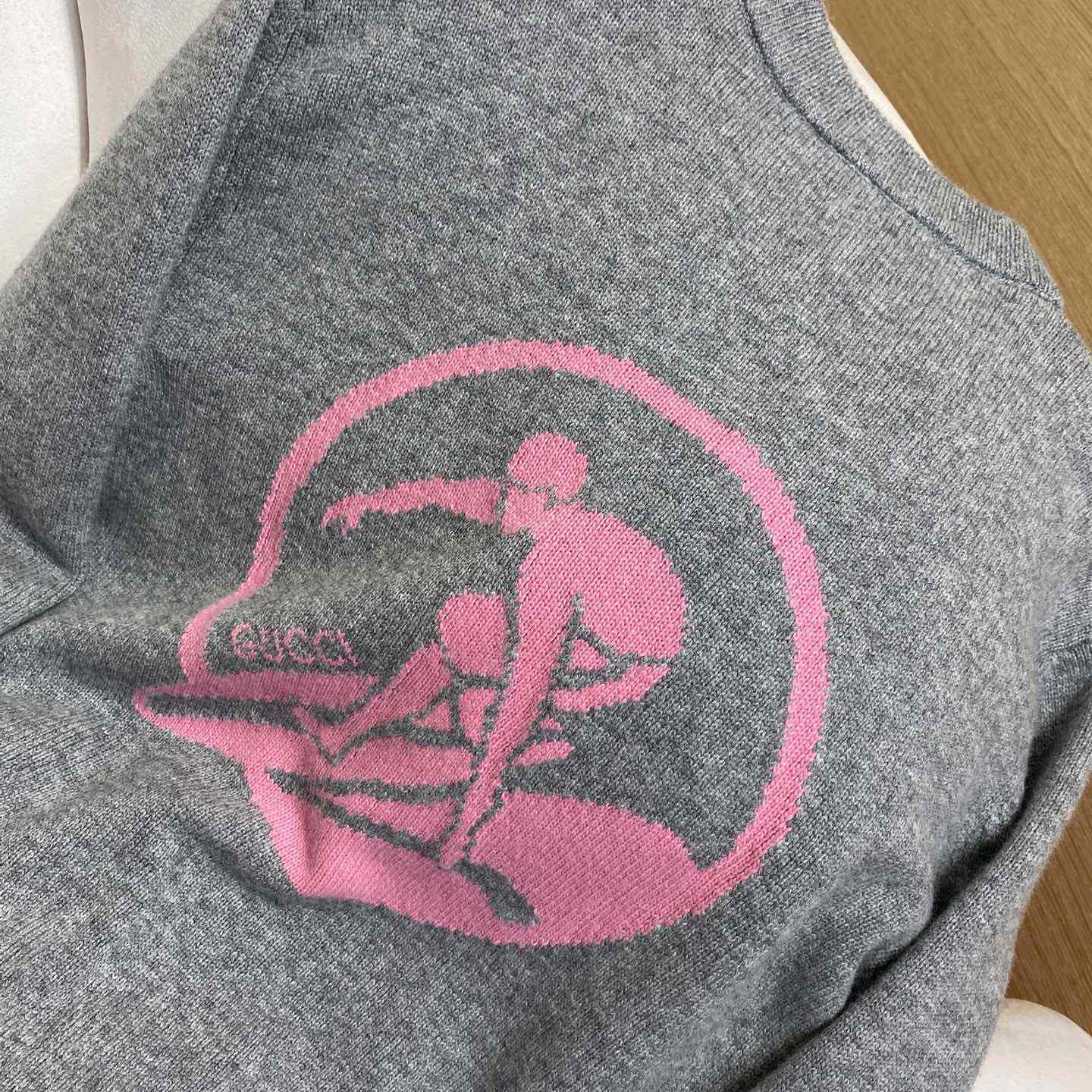 Gucci Wool Cashmere Cardigan With Intarsia  - DopestKickz