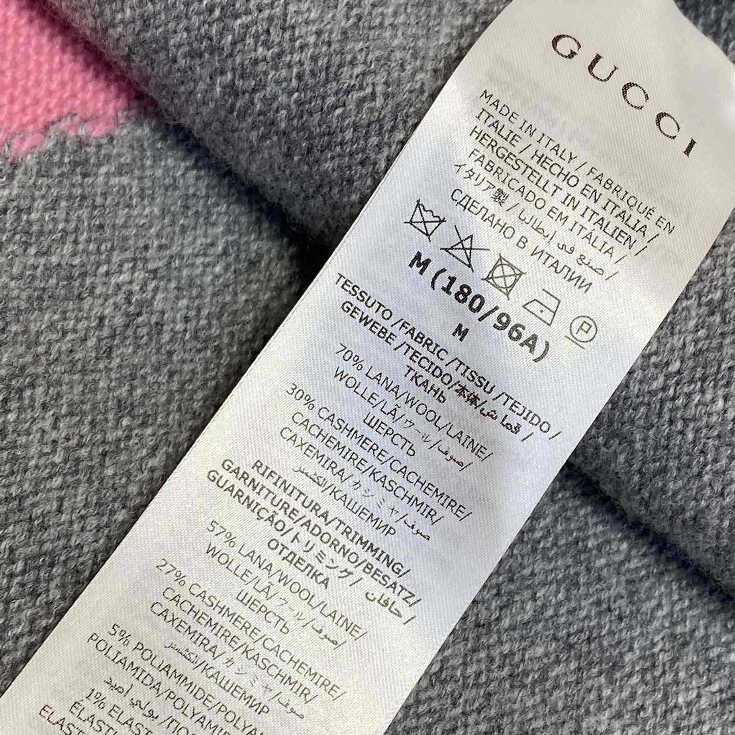 Gucci Wool Cashmere Cardigan With Intarsia  - DopestKickz