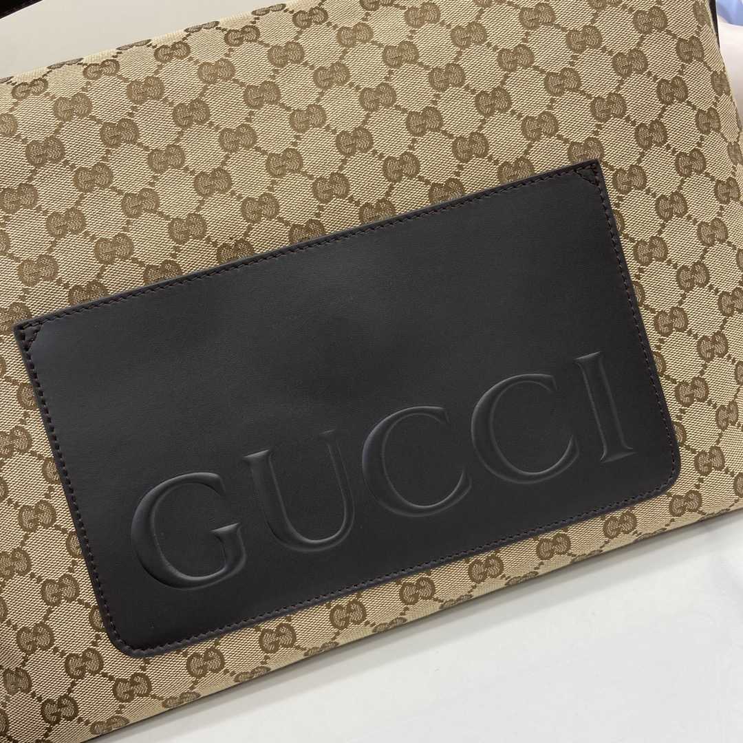 Gucci Medium GG Crossbody Bag With Web - DopestKickz