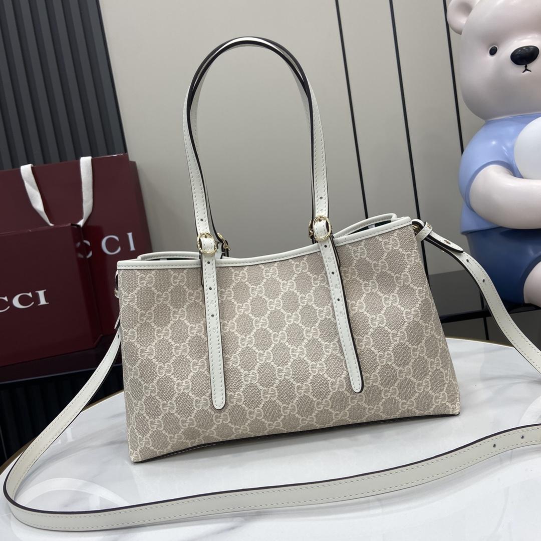 Gucci GG Emblem Small Tote Bag - DopestKickz
