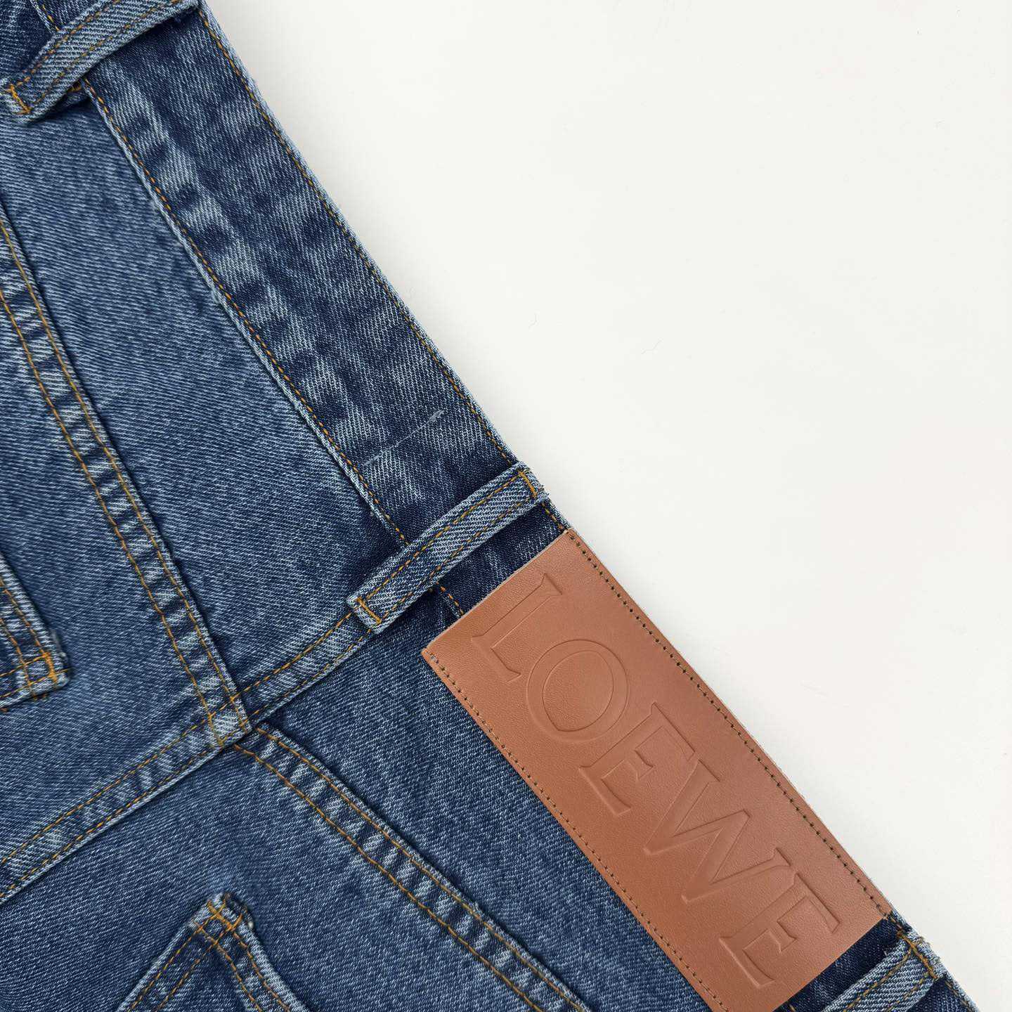 Loewe Anagram Baggy Jeans 'Blue Denim' - DopestKickz