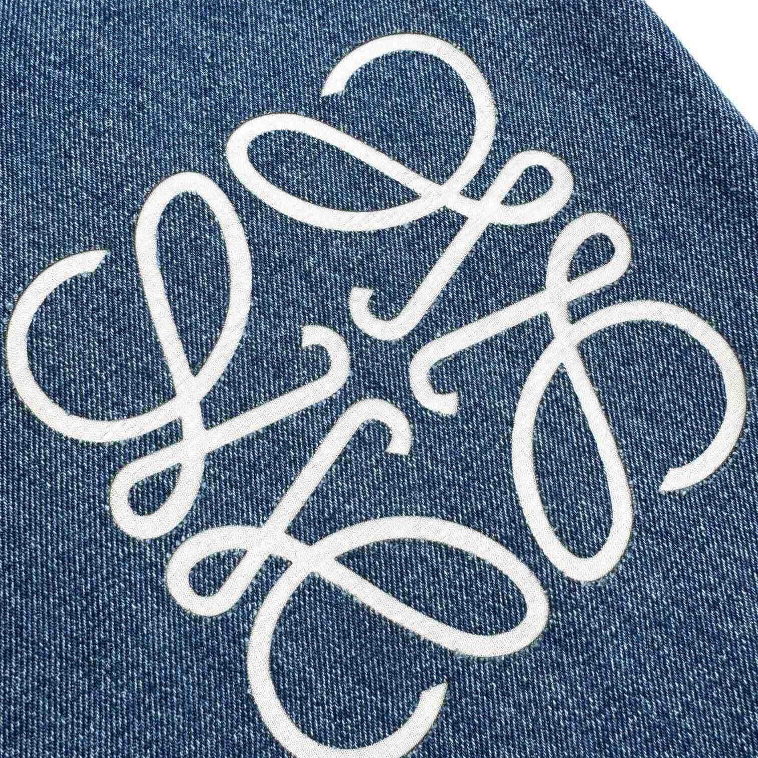 Loewe Anagram Baggy Jeans 'Blue Denim' - DopestKickz