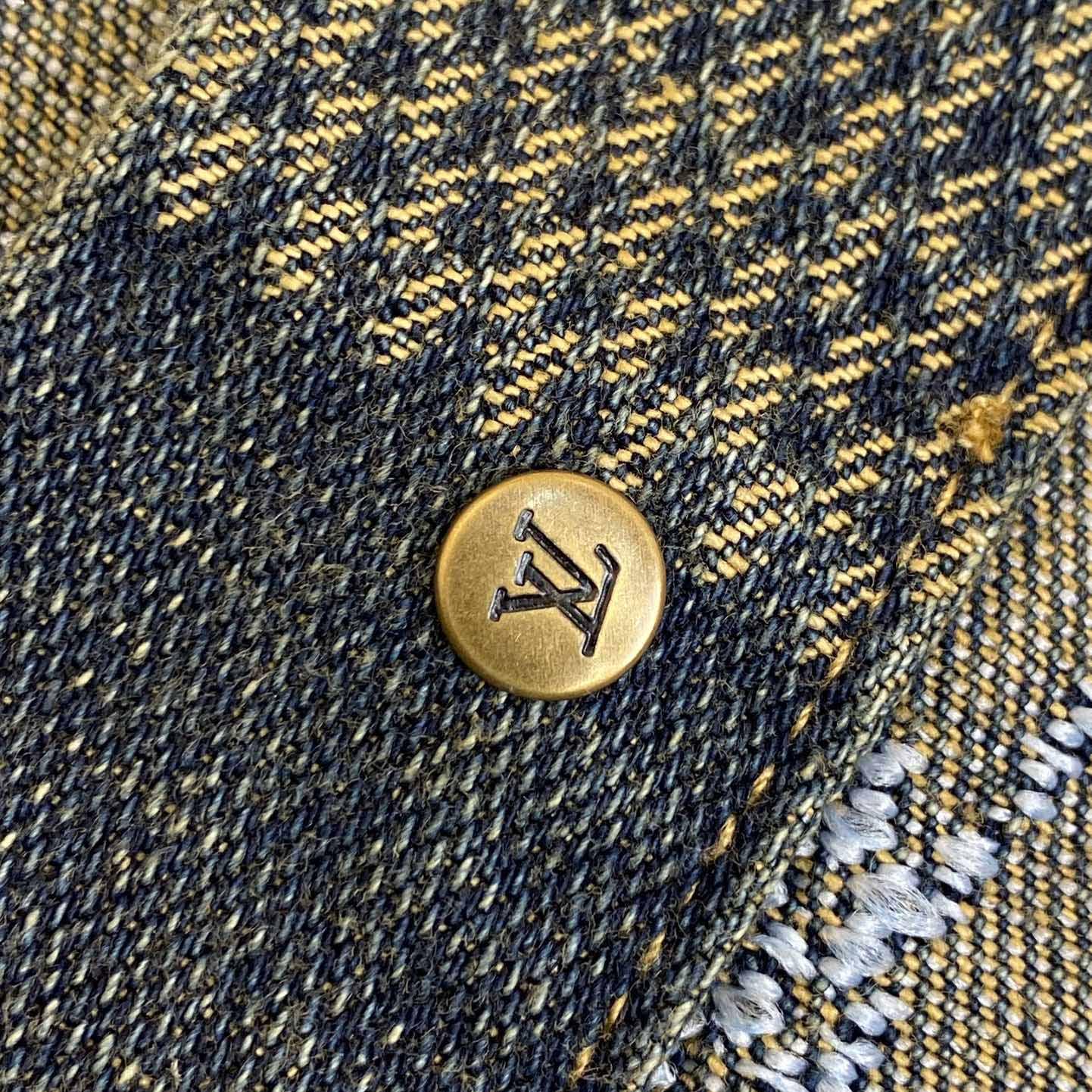 Louis Vuitton Damier Denim Pants - DopestKickz